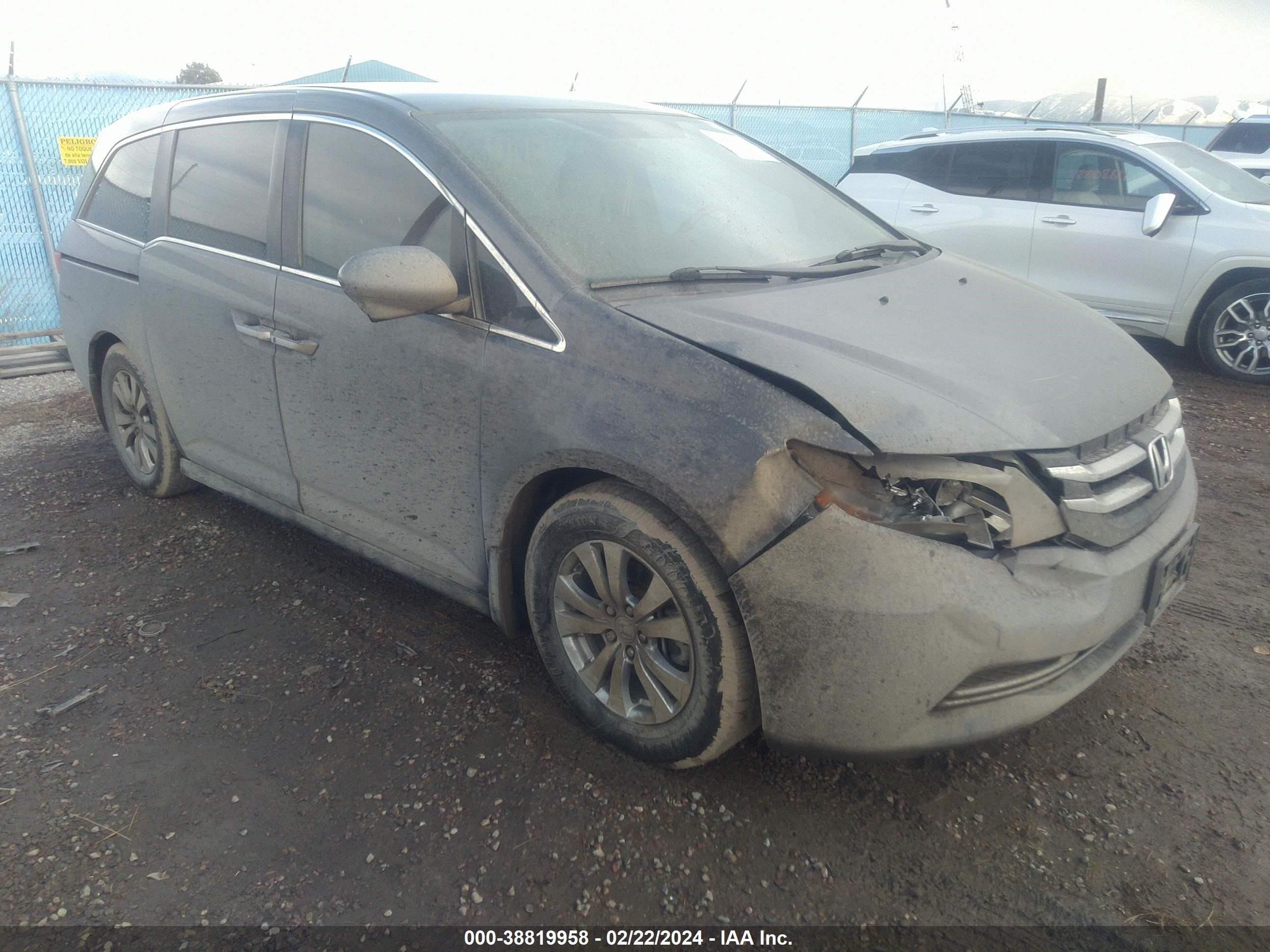 HONDA ODYSSEY 2015 5fnrl5h43fb057306