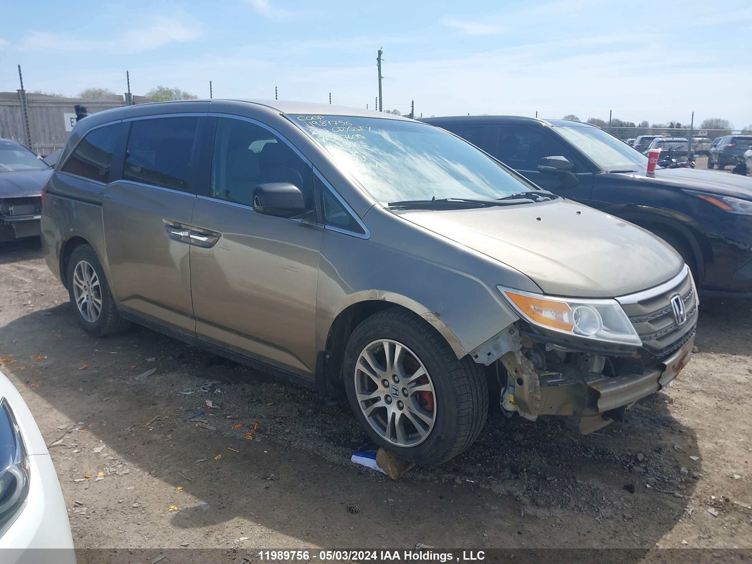 HONDA ODYSSEY 2011 5fnrl5h44bb507605