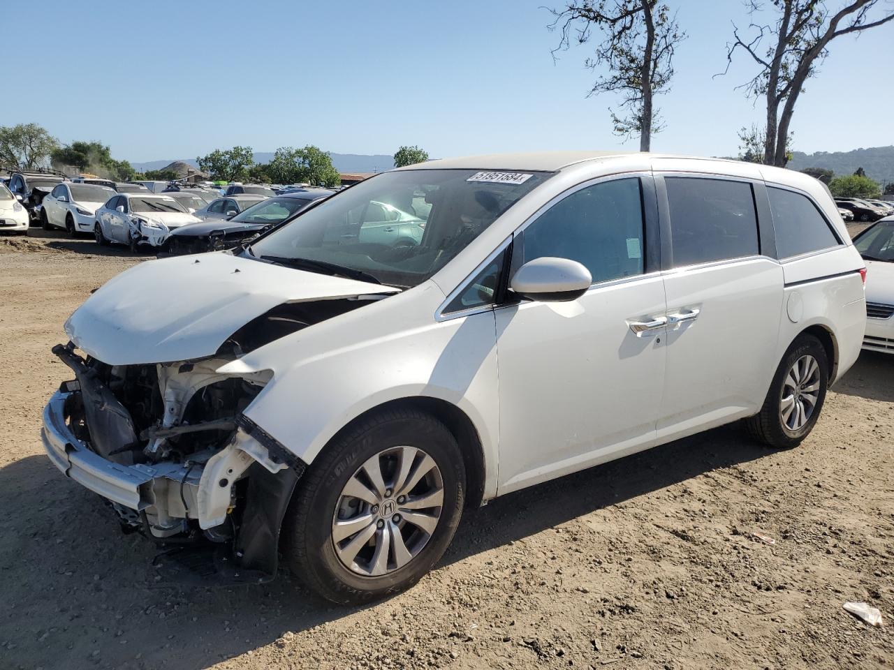 HONDA ODYSSEY 2017 5fnrl5h44hb021529