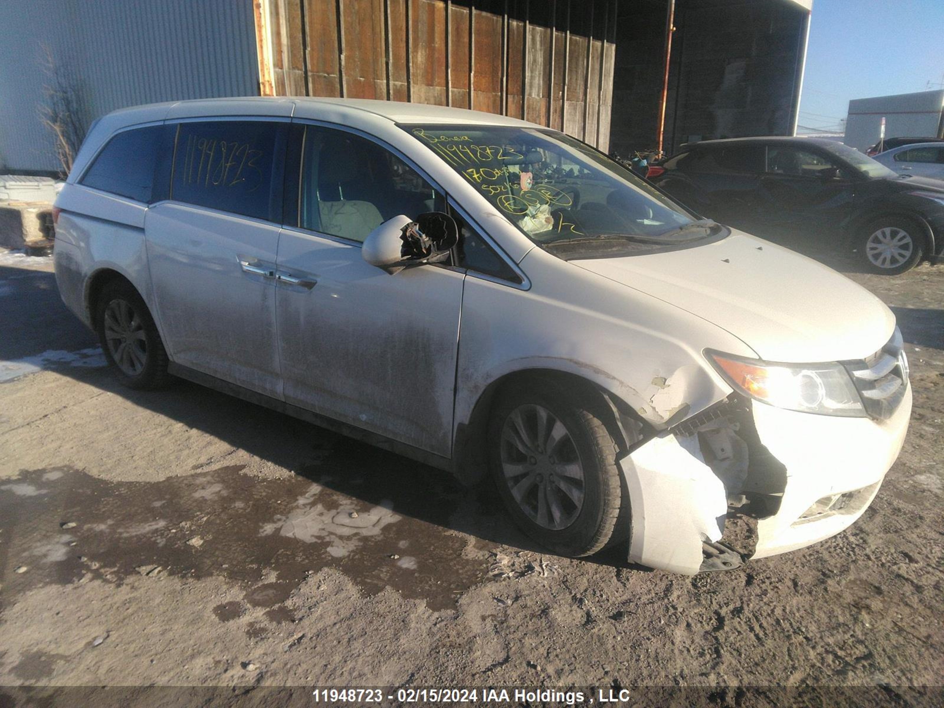 HONDA ODYSSEY 2017 5fnrl5h45hb502163