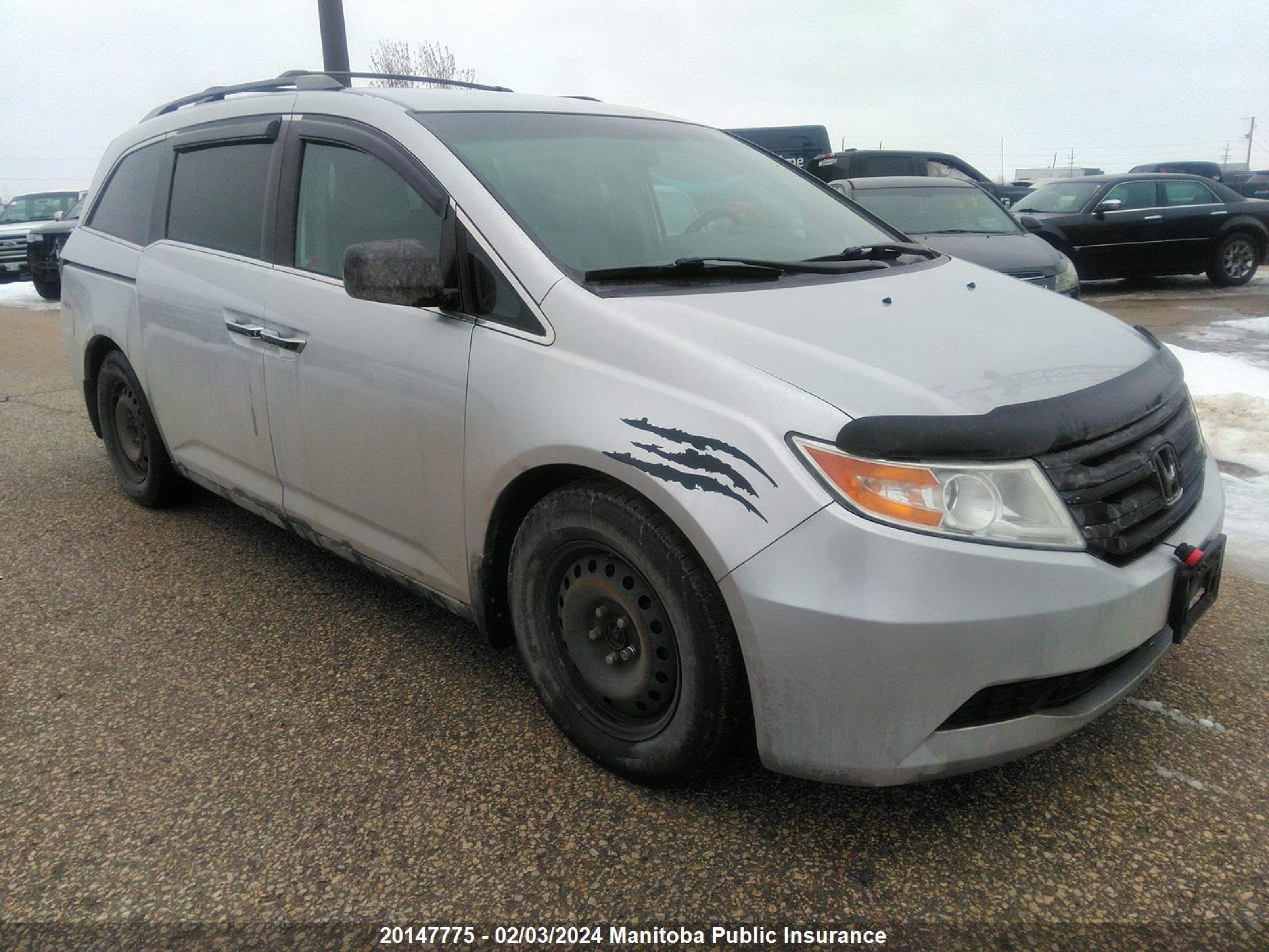 HONDA ODYSSEY 2012 5fnrl5h46cb504917