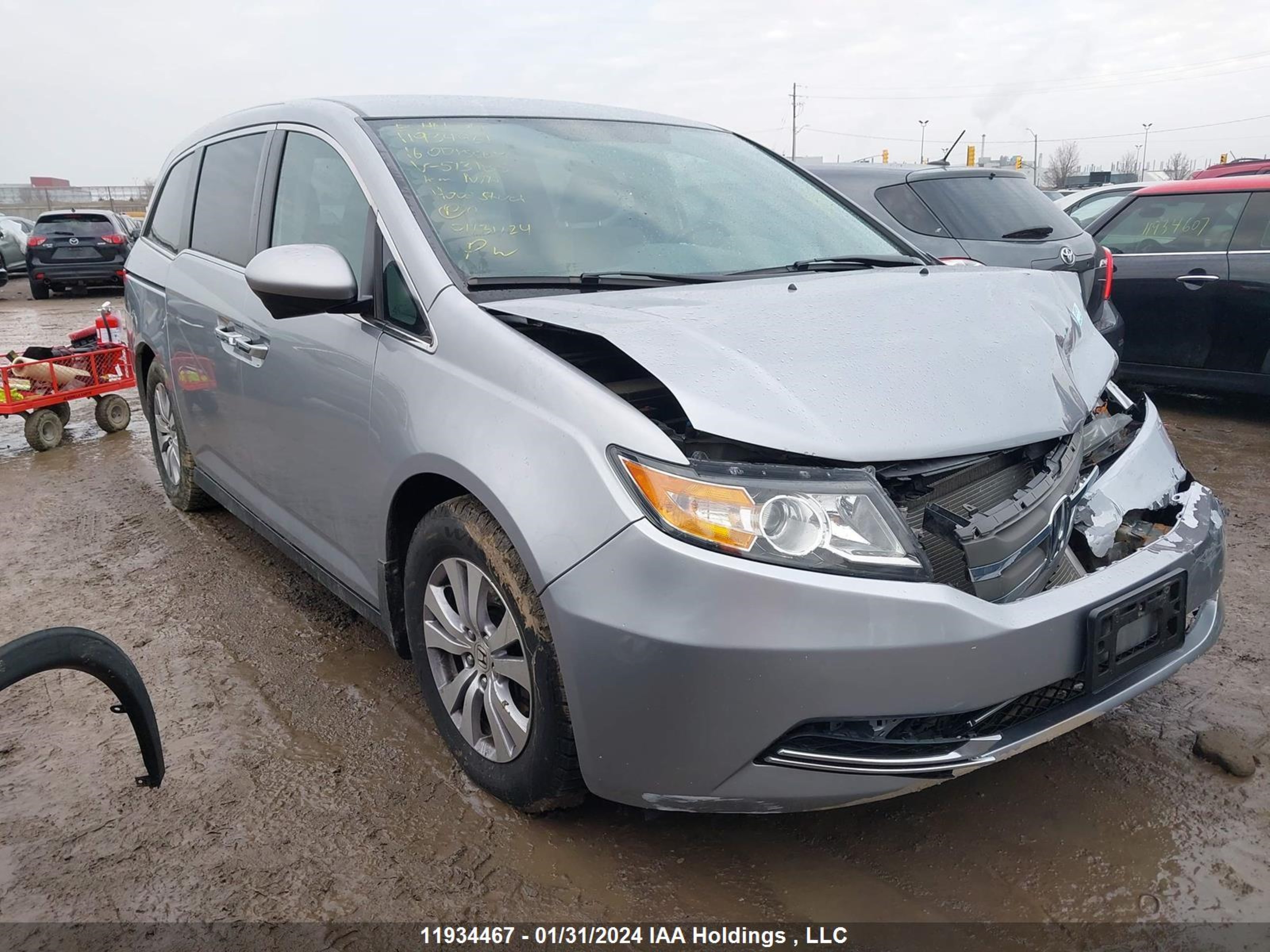 HONDA ODYSSEY 2016 5fnrl5h46gb513185