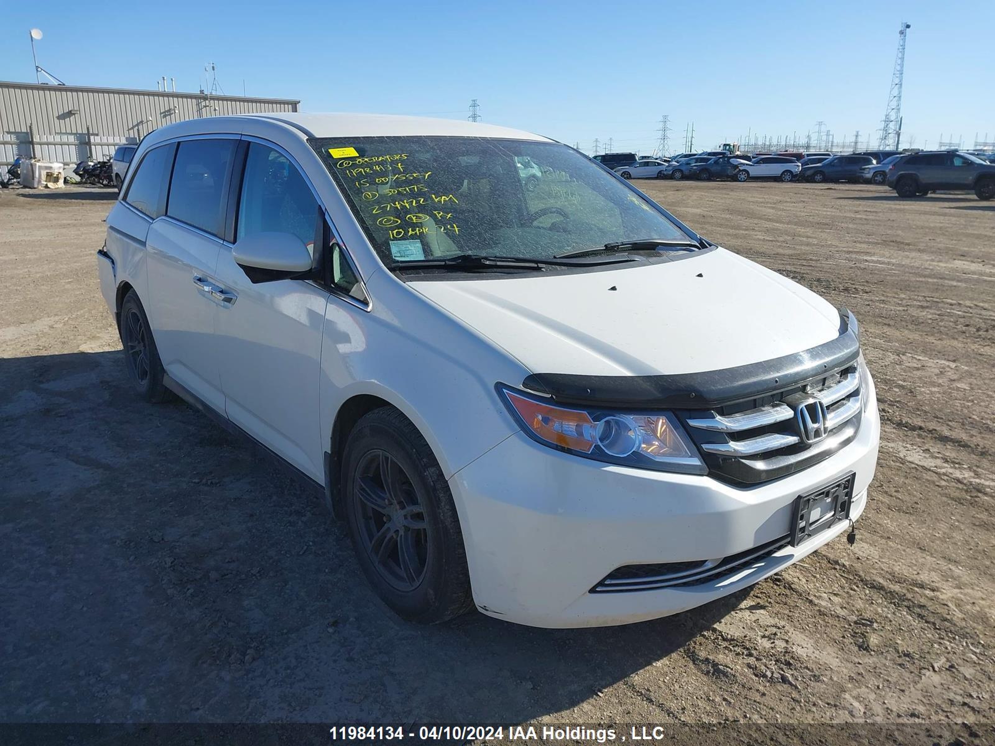 HONDA ODYSSEY 2015 5fnrl5h49fb505175