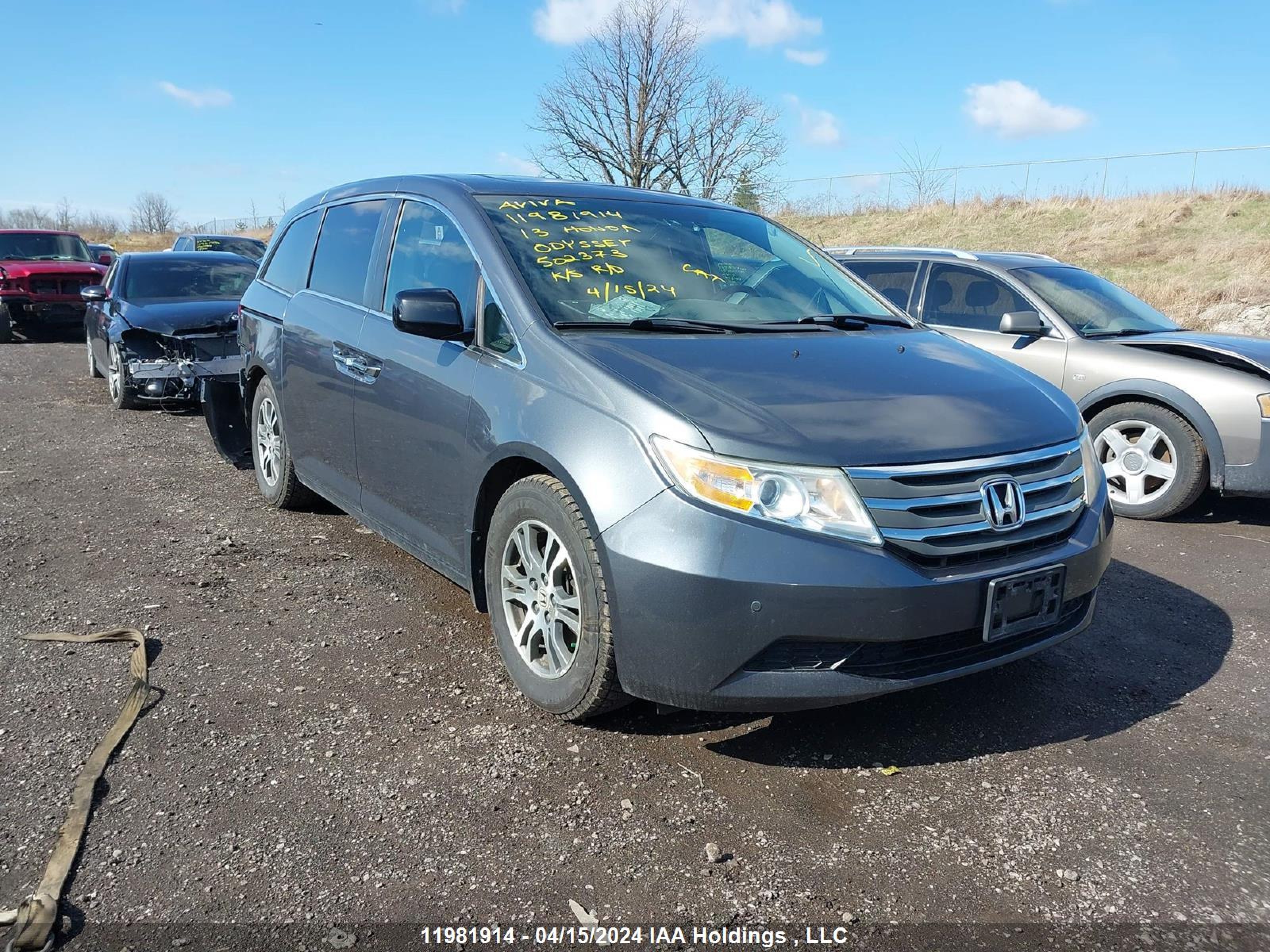 HONDA ODYSSEY 2013 5fnrl5h60db502373