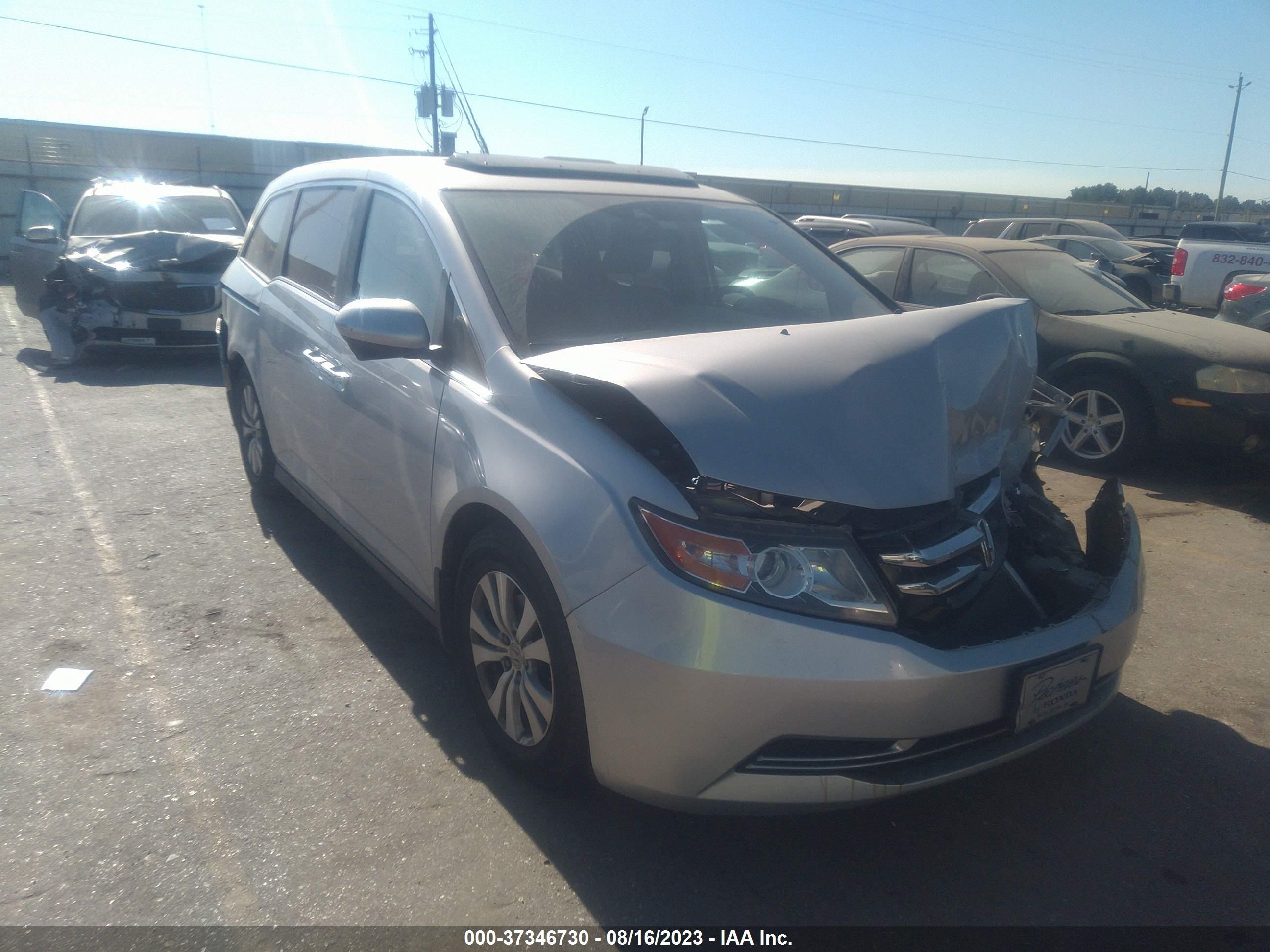 HONDA ODYSSEY 2014 5fnrl5h60eb009584