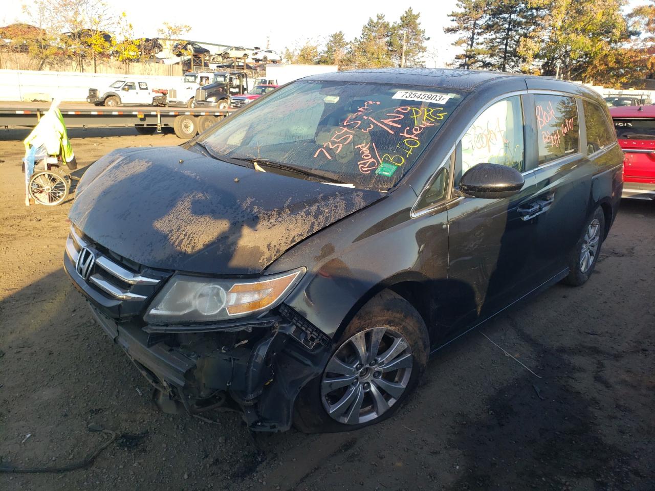 HONDA ODYSSEY 2014 5fnrl5h60eb014137