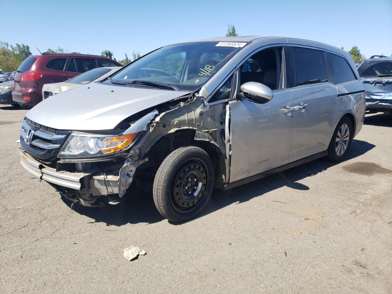 HONDA ODYSSEY 2014 5fnrl5h60eb103707