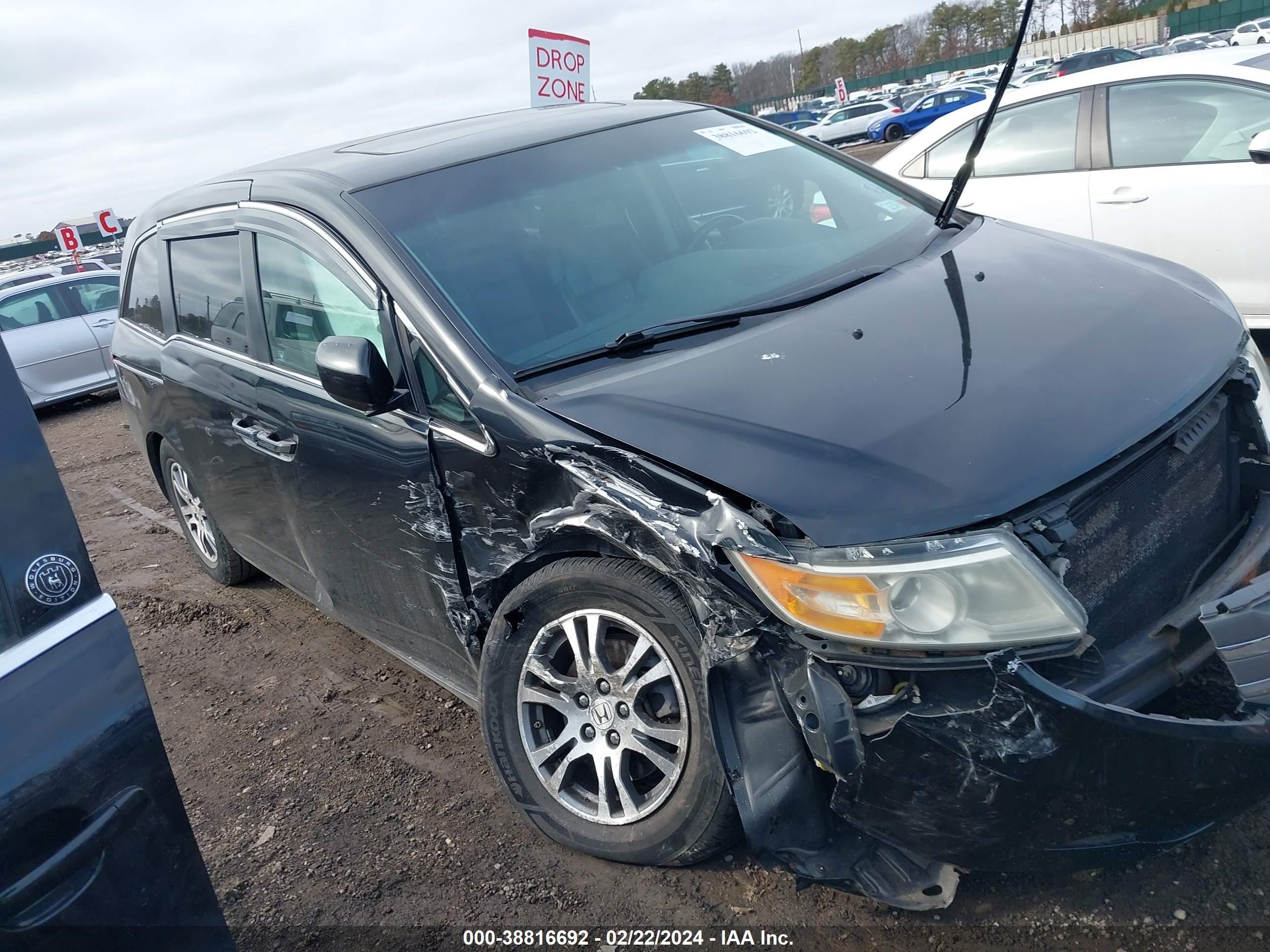 HONDA ODYSSEY 2012 5fnrl5h64cb115677