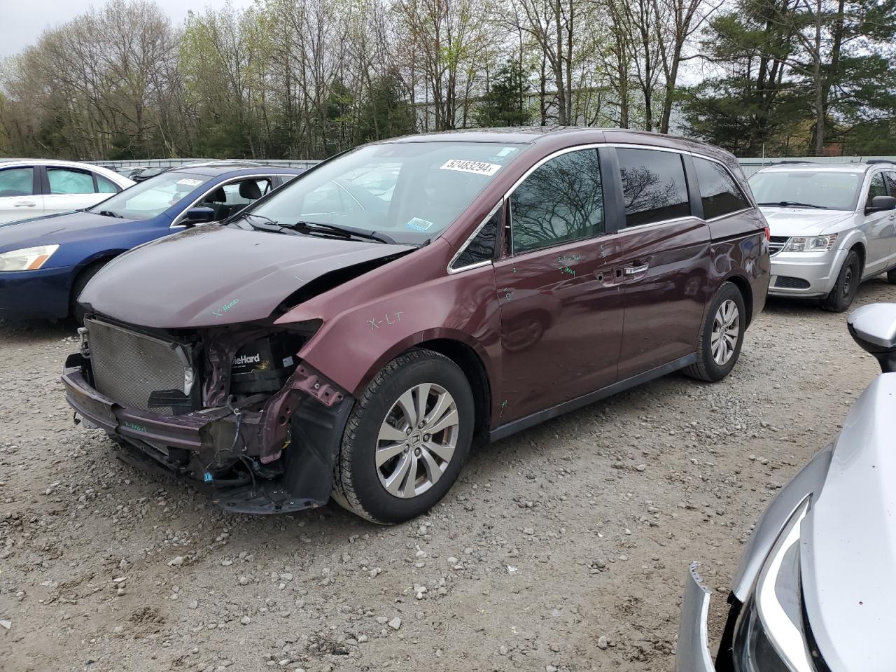 HONDA ODYSSEY 2014 5fnrl5h64eb137245