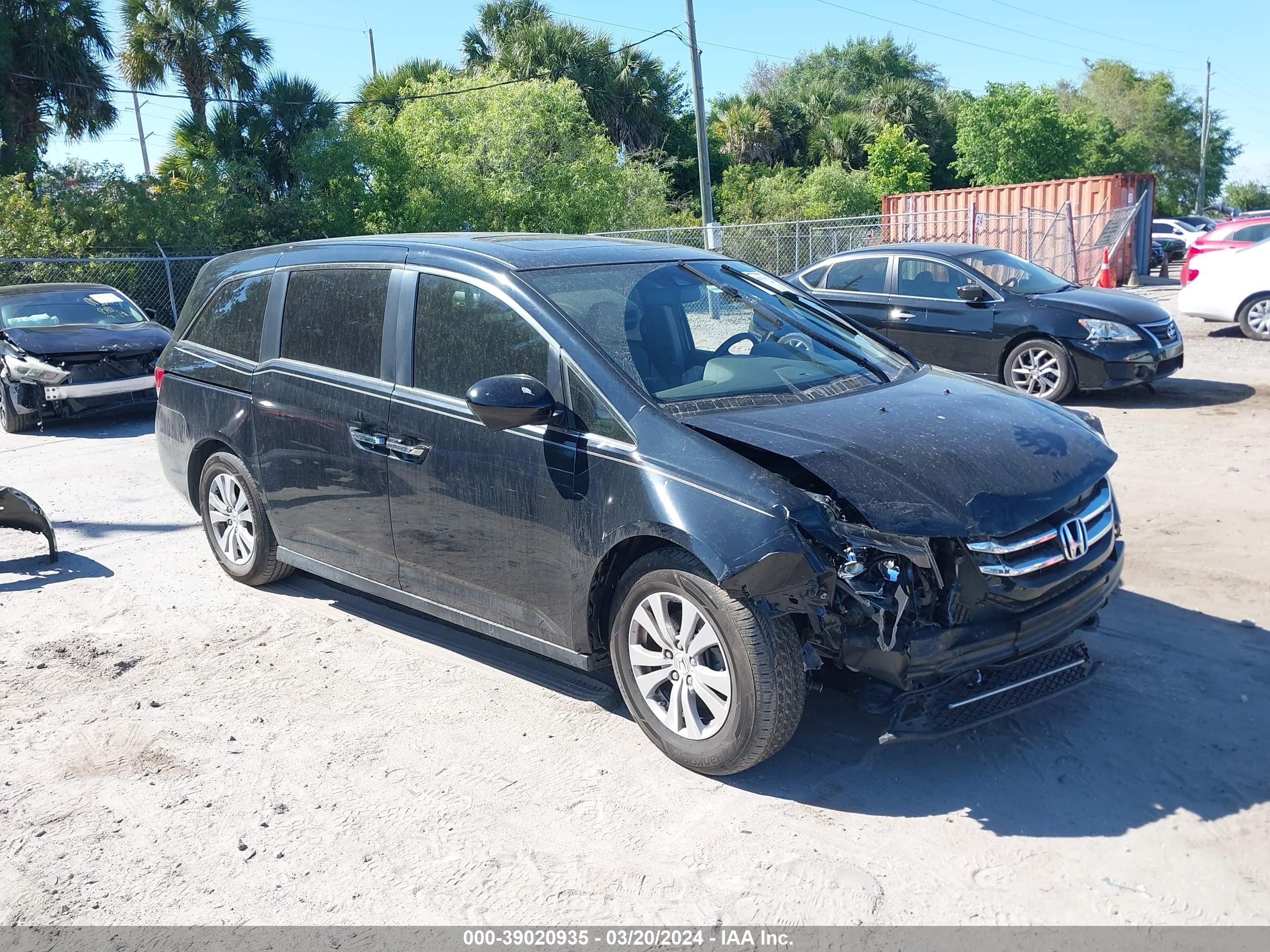 HONDA ODYSSEY 2015 5fnrl5h64fb031444