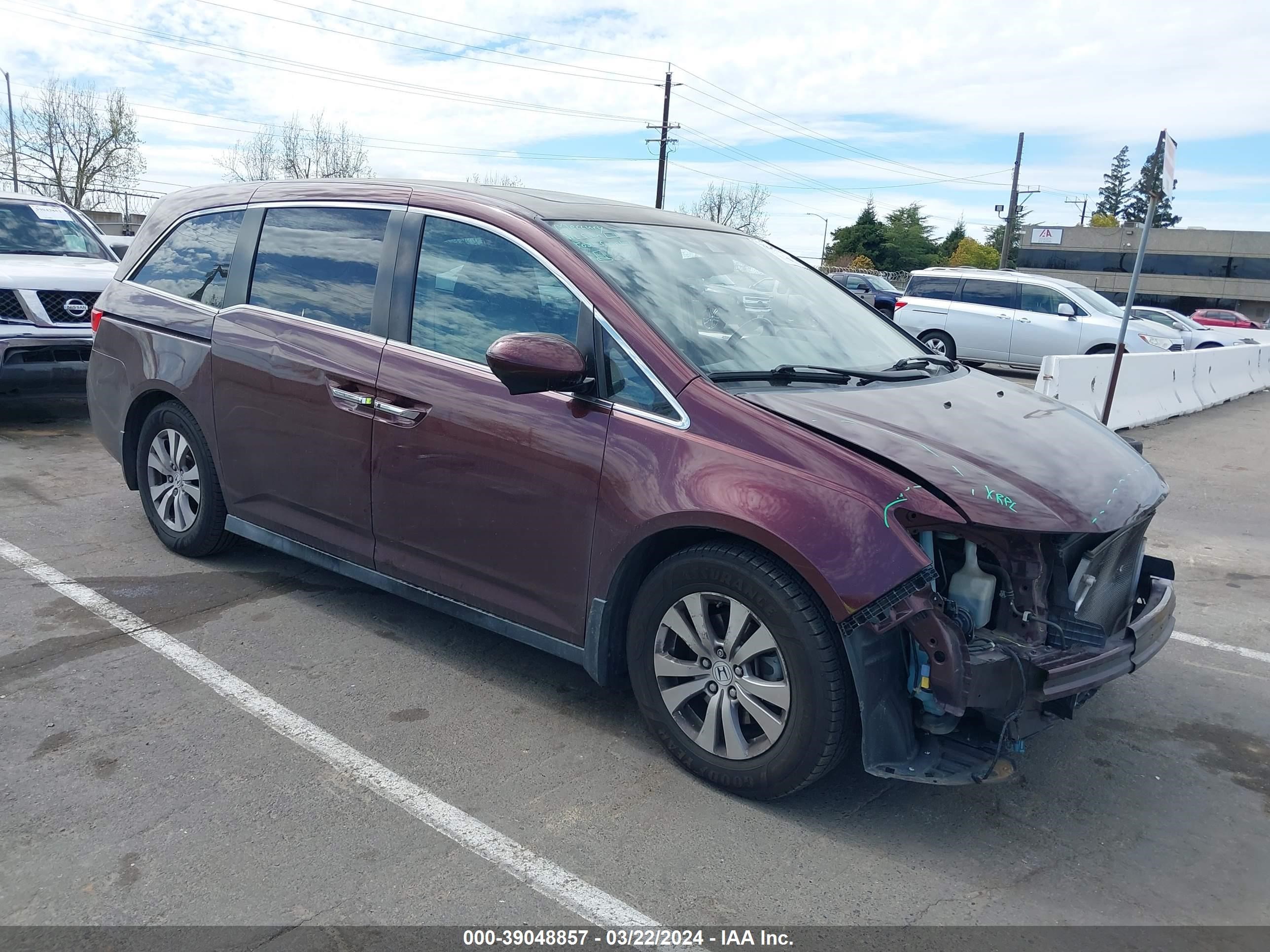 HONDA ODYSSEY 2014 5fnrl5h65eb111091