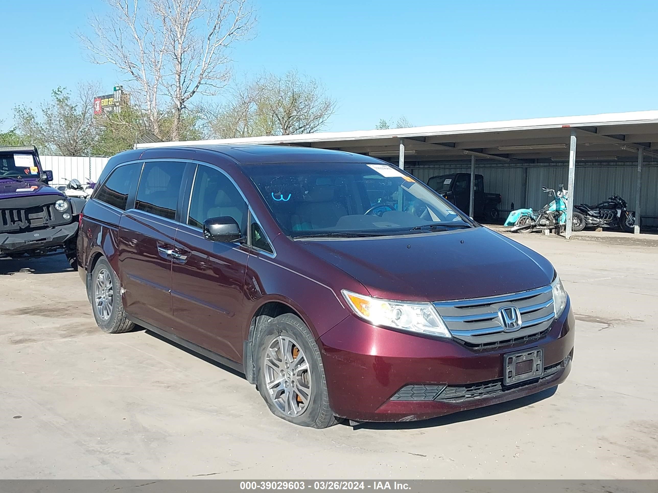 HONDA ODYSSEY 2012 5fnrl5h66cb032056