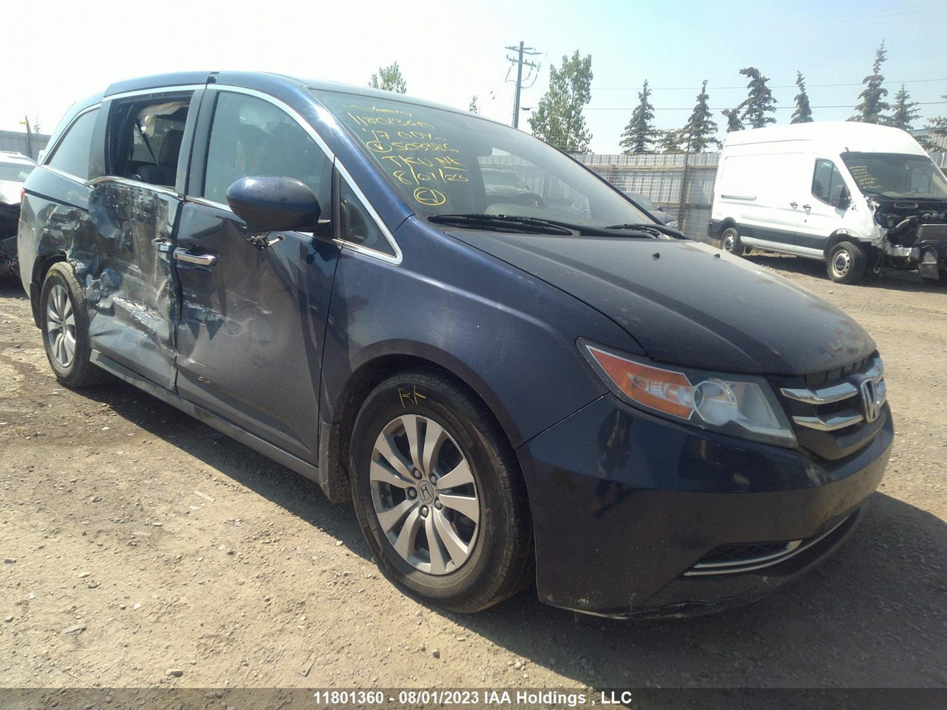 HONDA ODYSSEY 2017 5fnrl5h66hb503386