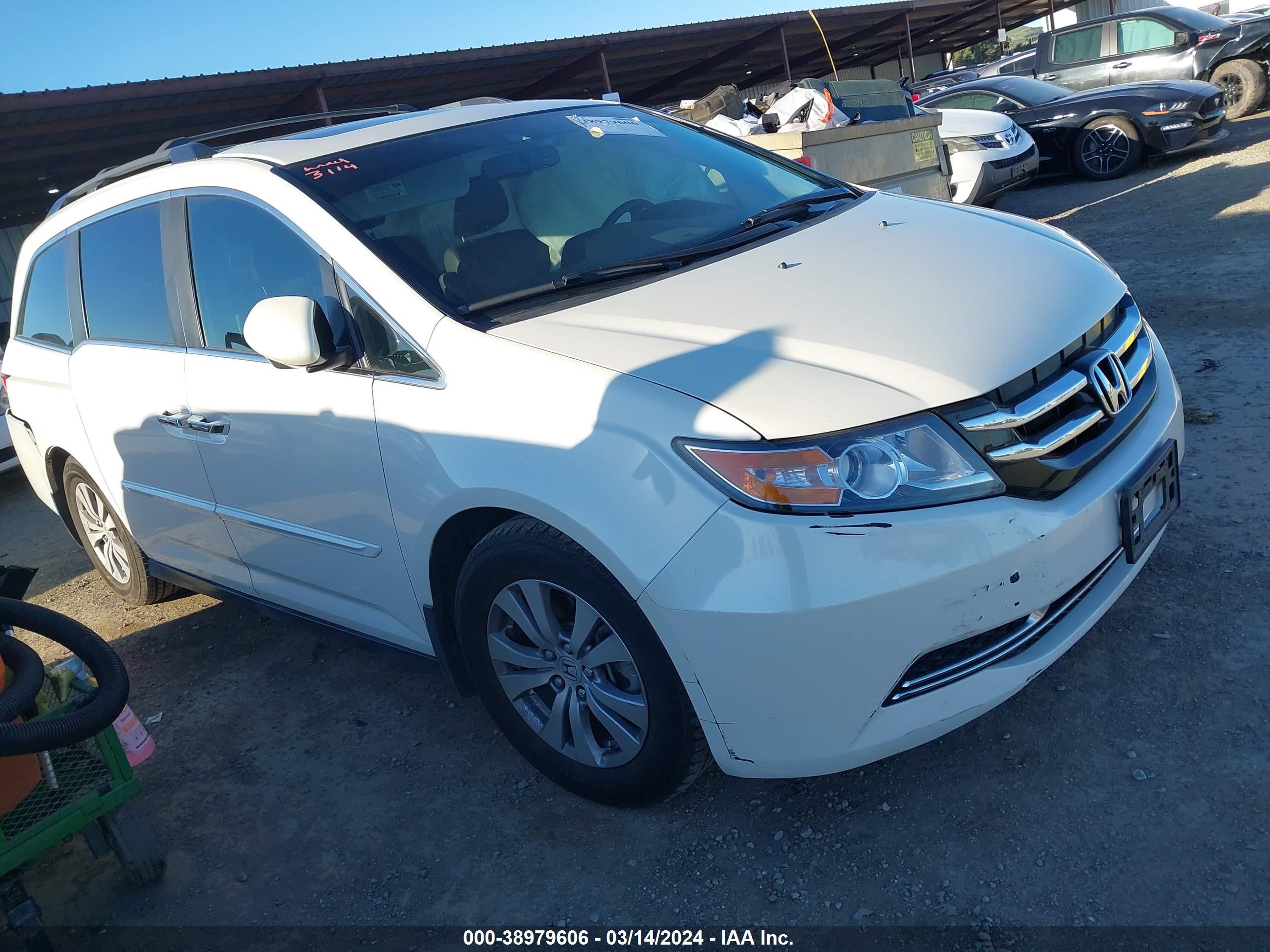 HONDA ODYSSEY 2015 5fnrl5h68fb082929