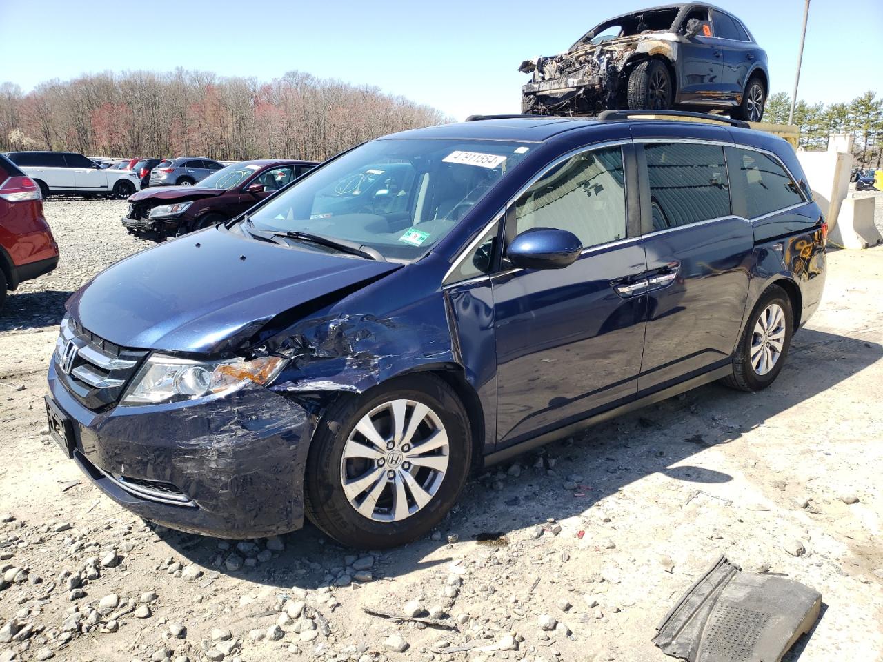 HONDA ODYSSEY 2014 5fnrl5h69eb081142