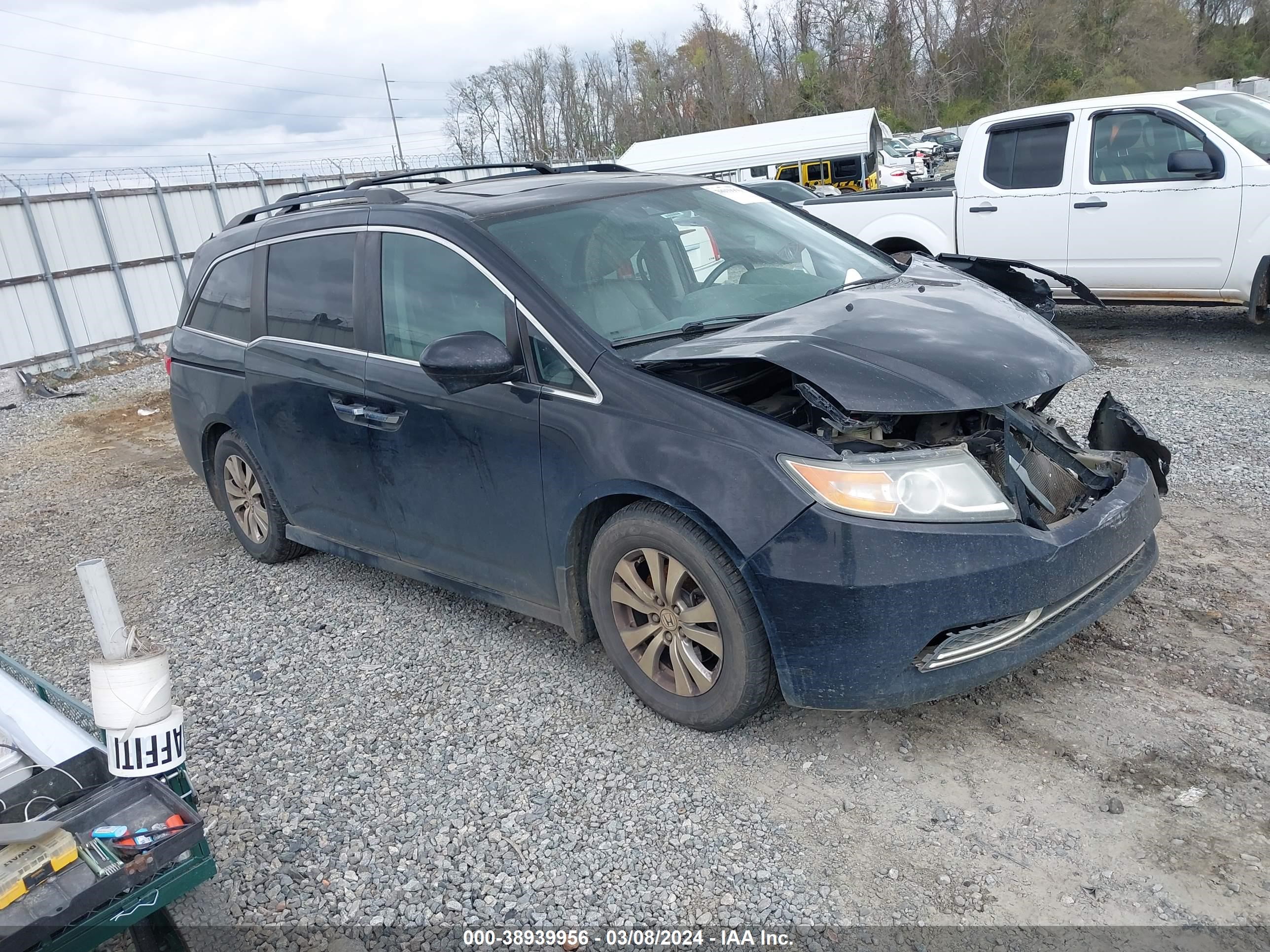 HONDA ODYSSEY 2014 5fnrl5h69eb093288