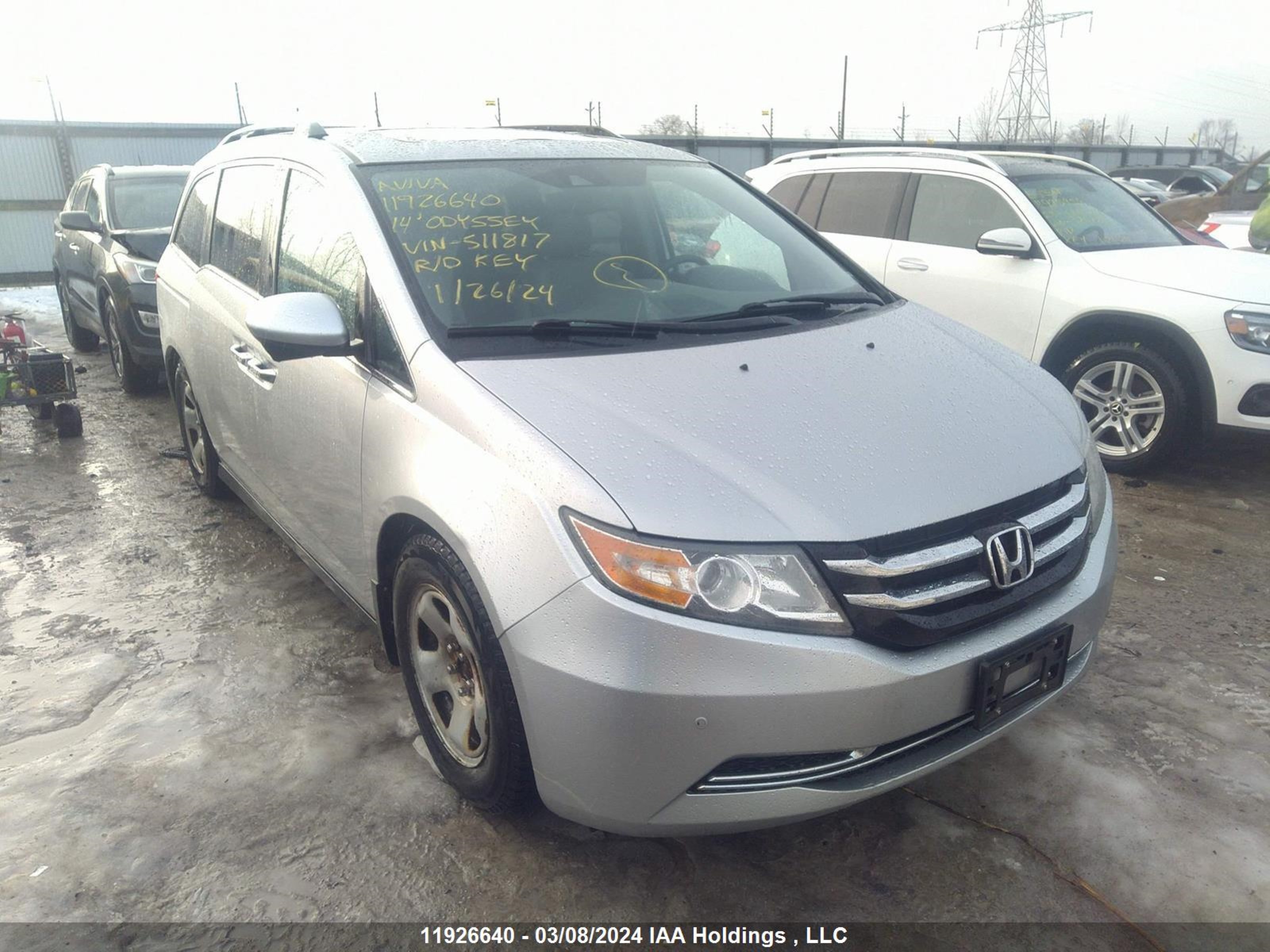 HONDA ODYSSEY 2014 5fnrl5h69eb511817