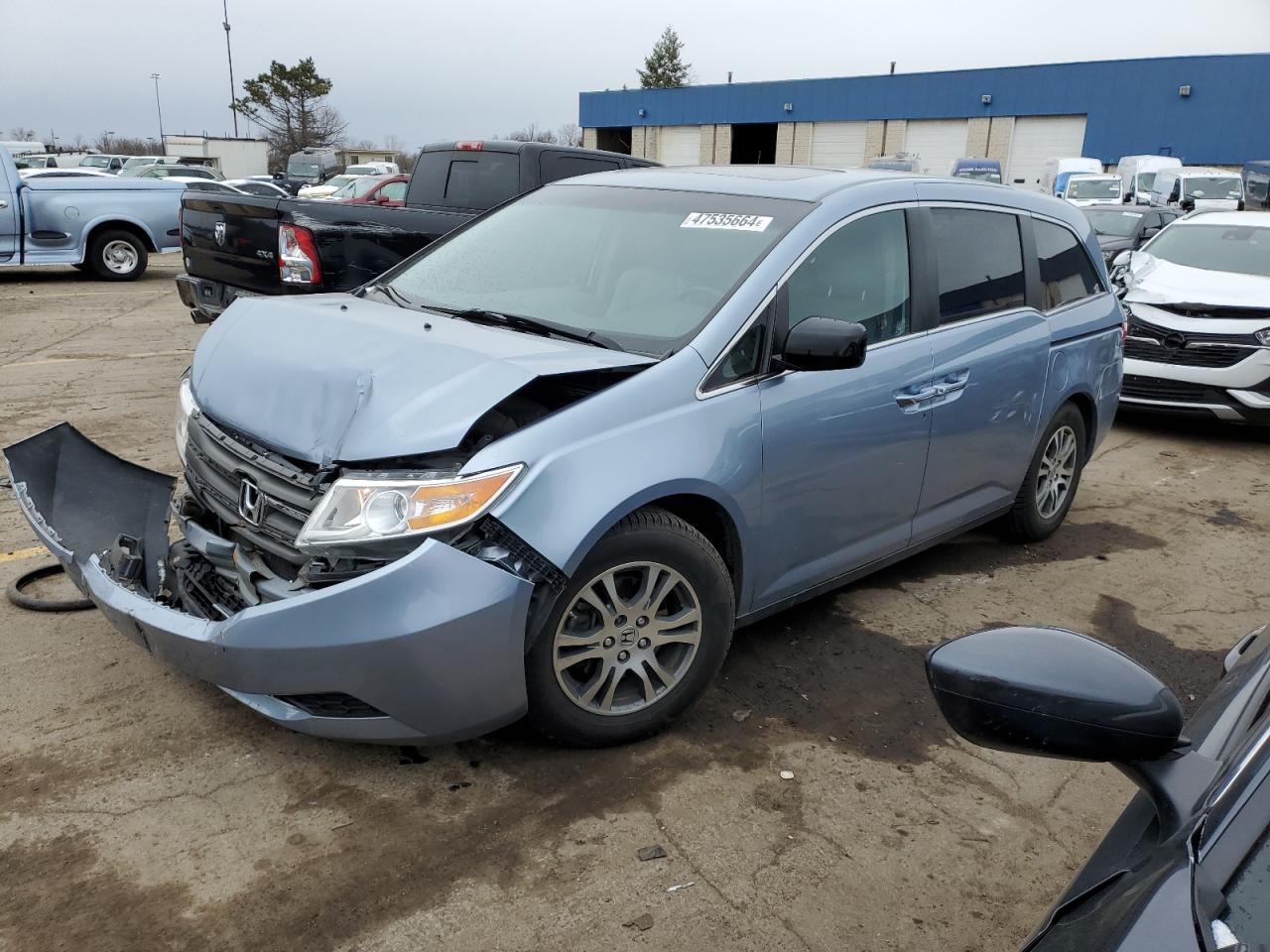 HONDA ODYSSEY 2011 5fnrl5h6xbb101586