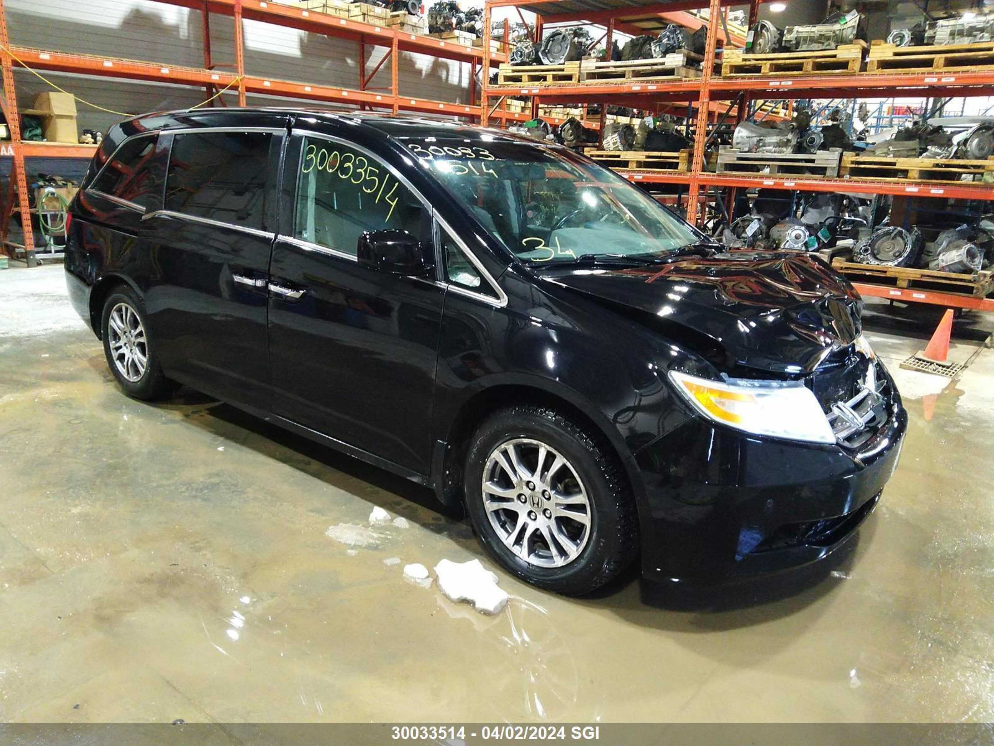 HONDA ODYSSEY 2011 5fnrl5h6xbb507402