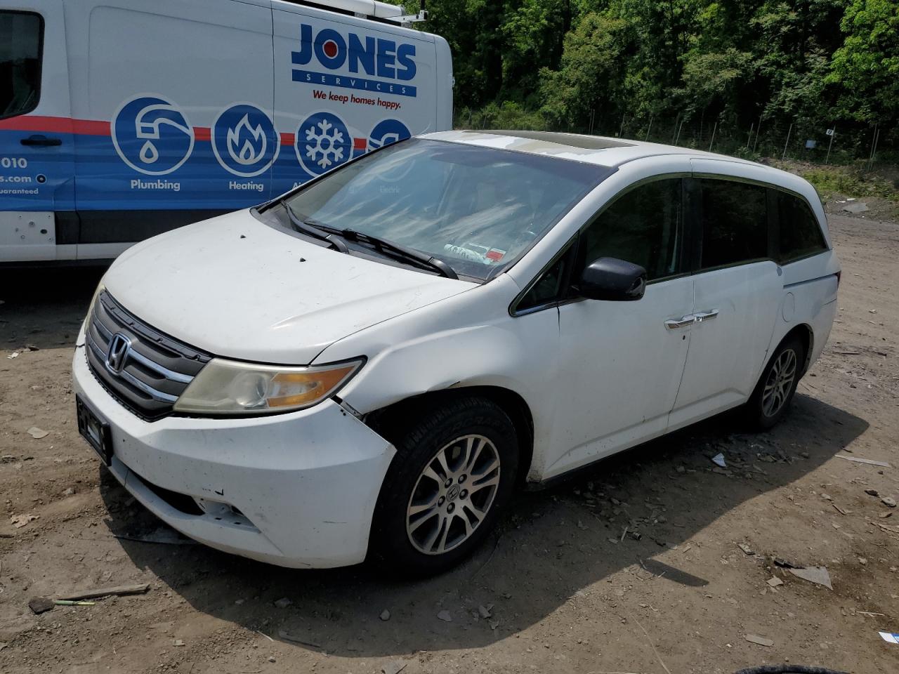 HONDA ODYSSEY 2012 5fnrl5h6xcb146495