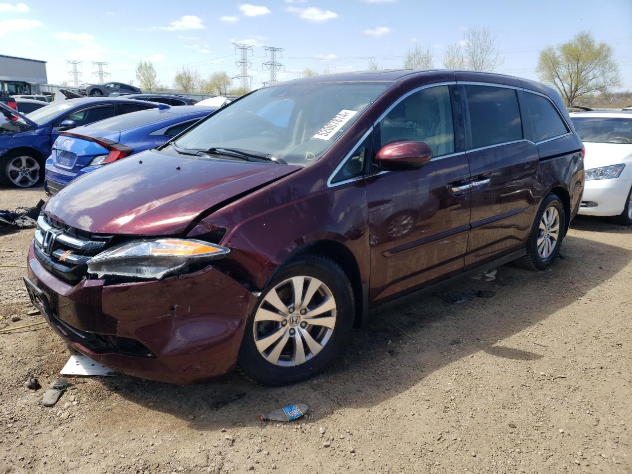 HONDA ODYSSEY 2014 5fnrl5h6xeb059893