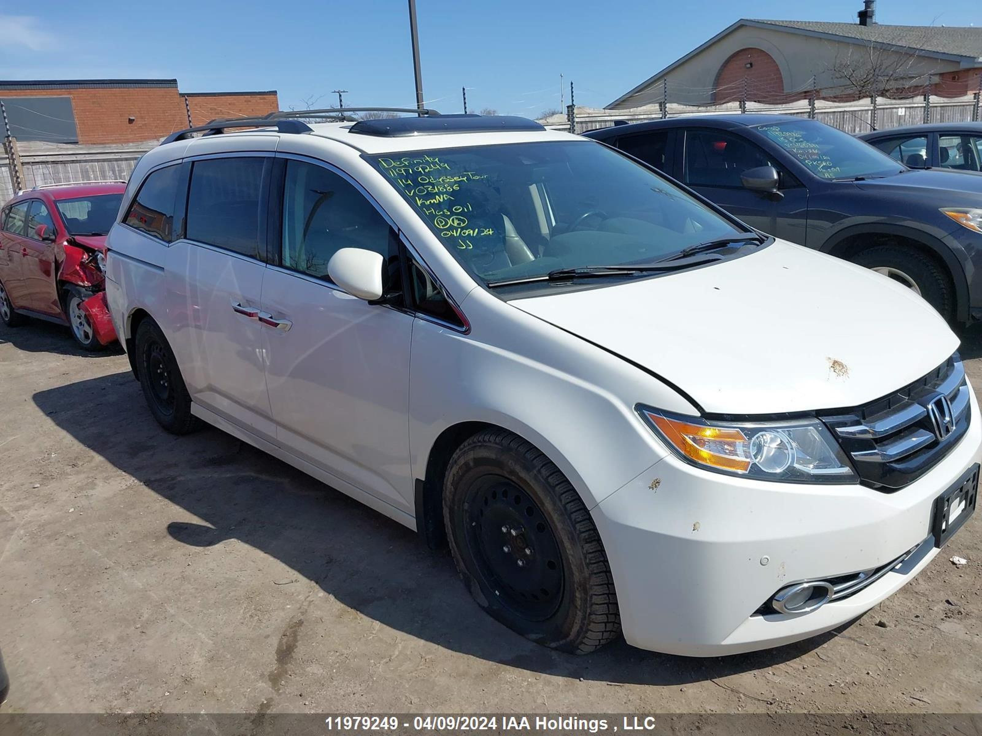 HONDA ODYSSEY 2014 5fnrl5h92eb031886