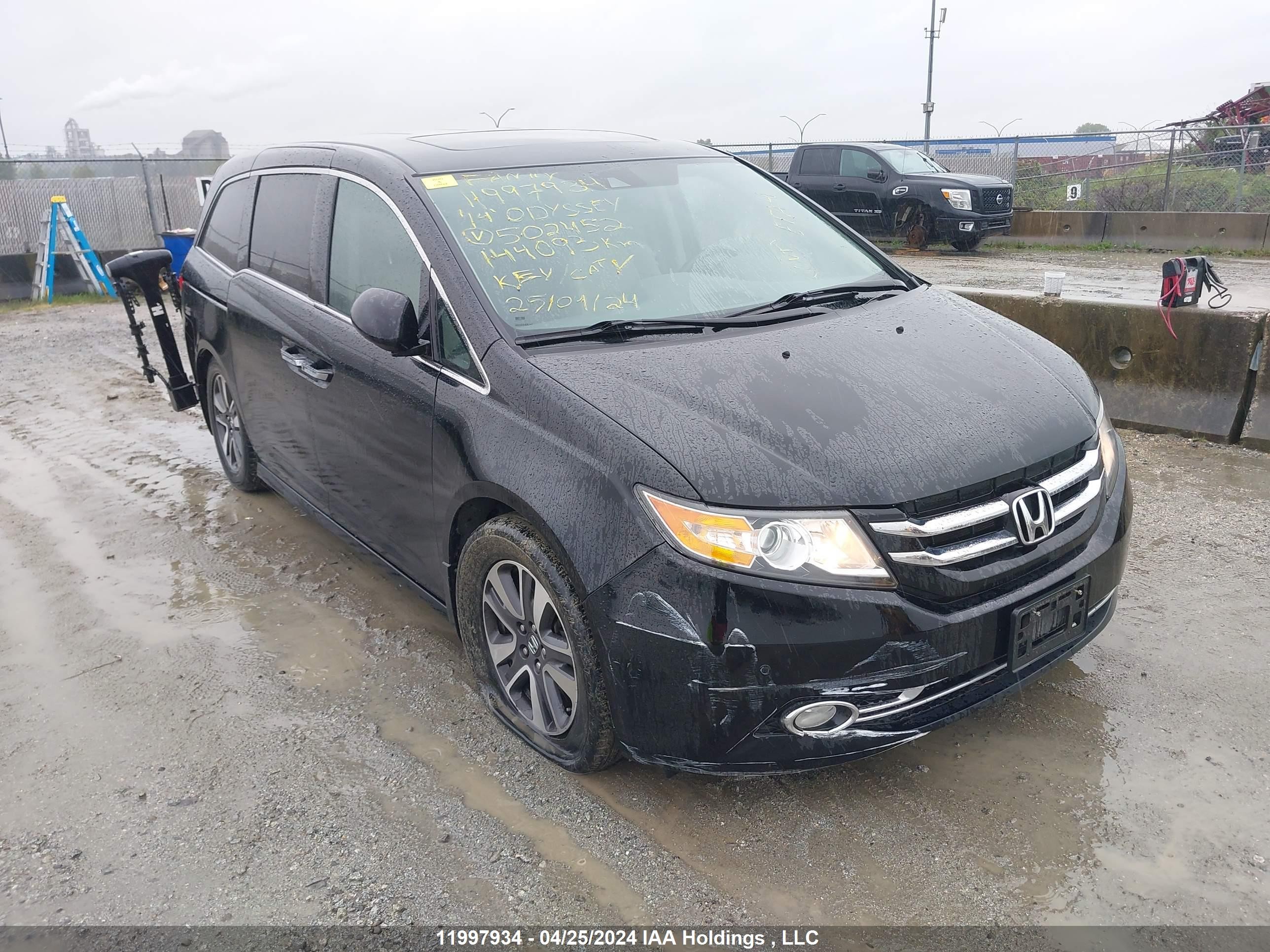 HONDA ODYSSEY 2014 5fnrl5h92eb502452