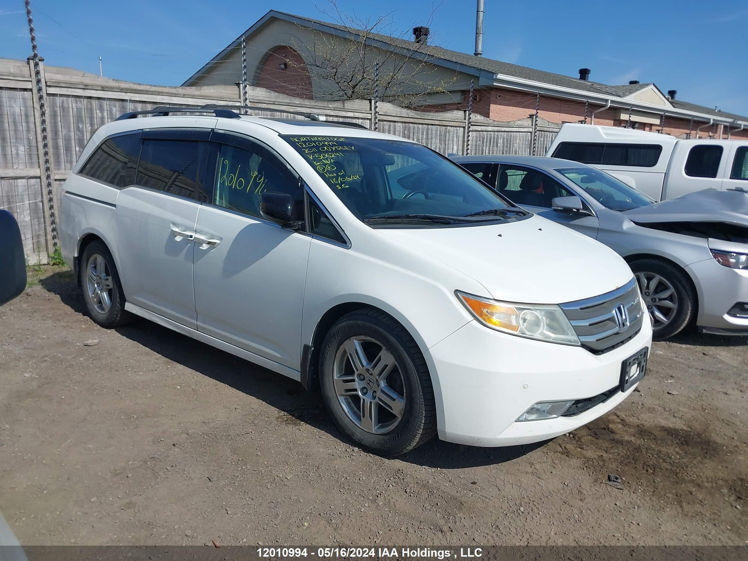 HONDA ODYSSEY 2011 5fnrl5h94bb506241