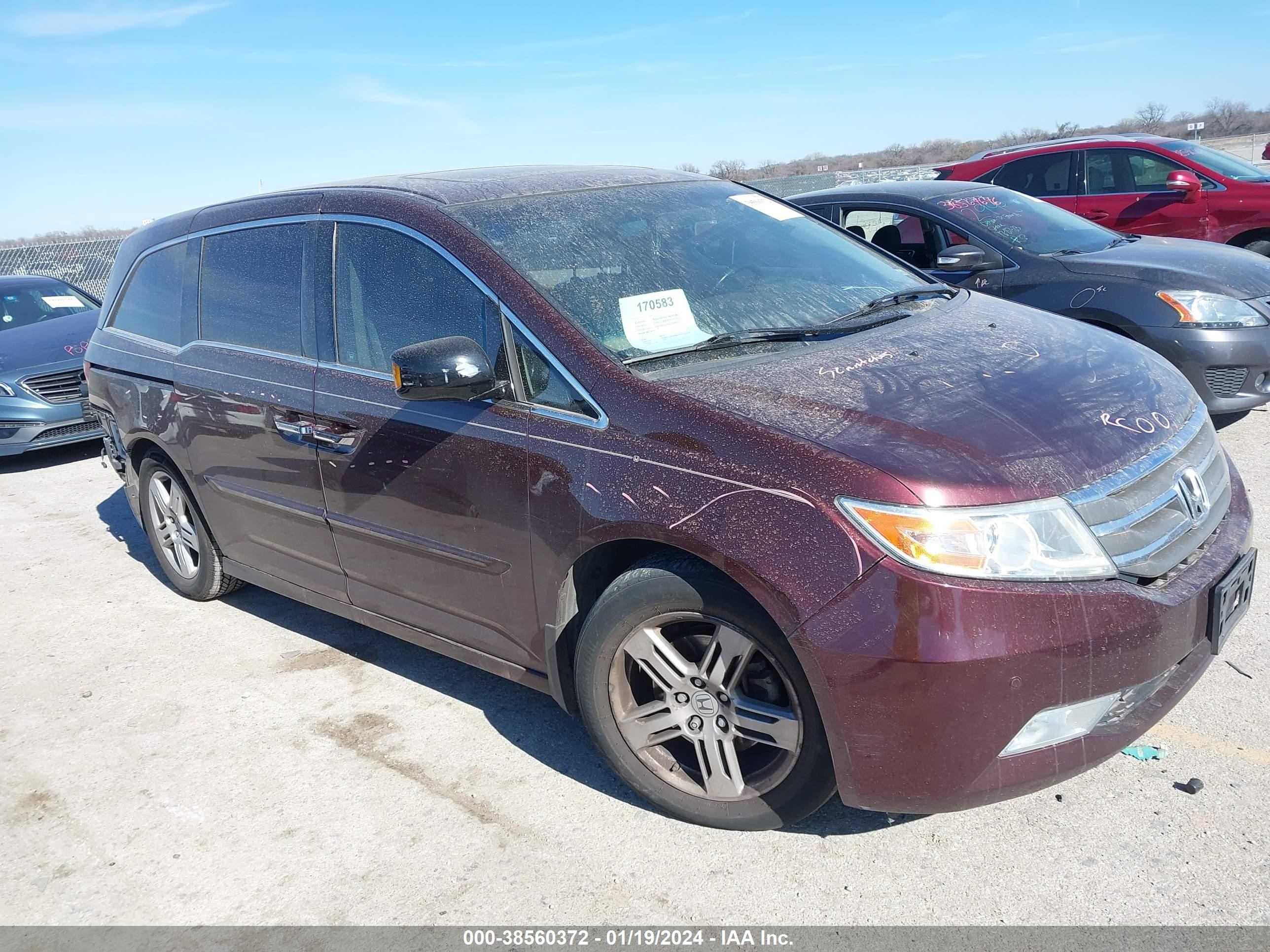 HONDA ODYSSEY 2012 5fnrl5h96cb085446