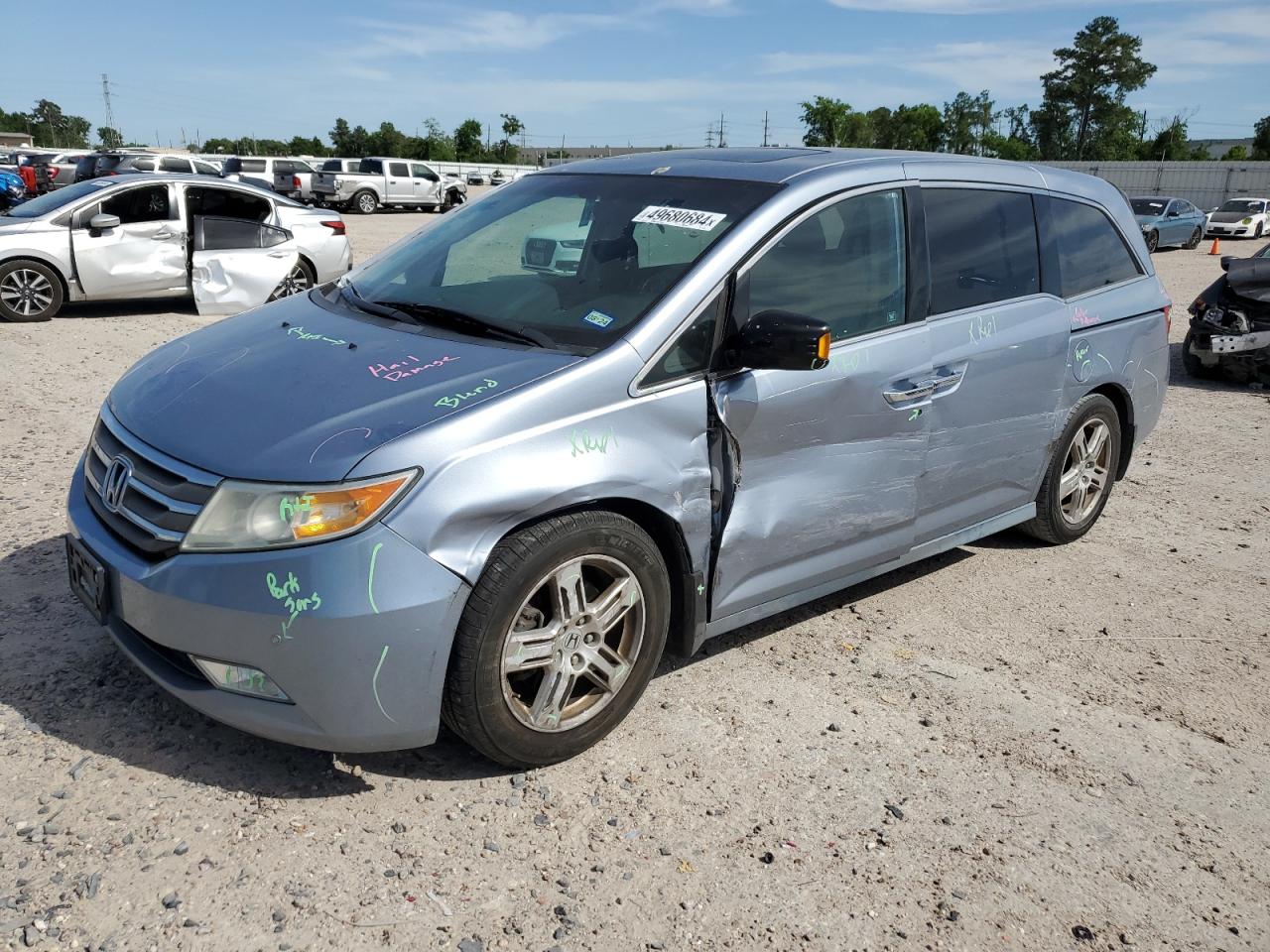 HONDA ODYSSEY 2012 5fnrl5h96cb112578