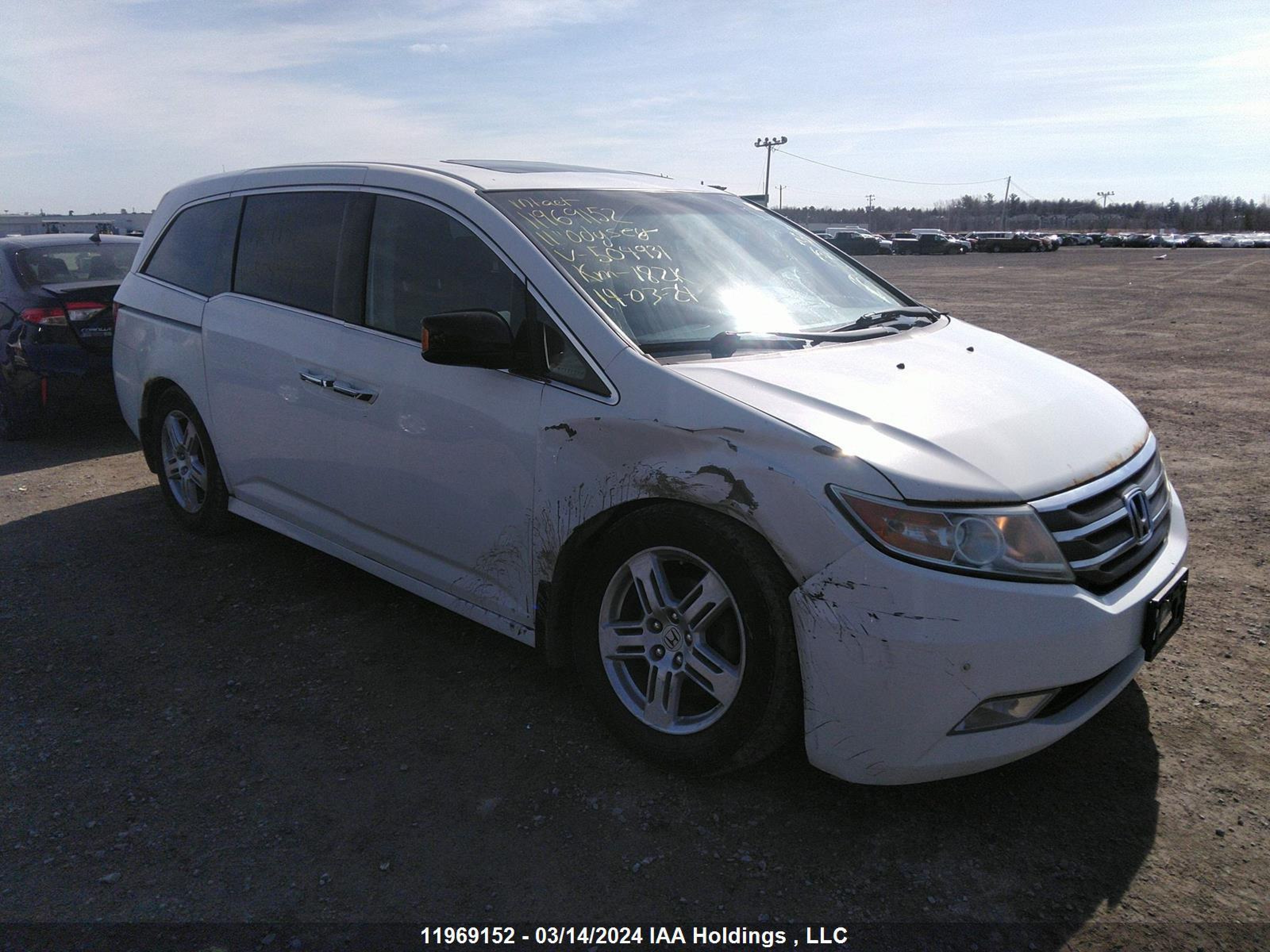 HONDA ODYSSEY 2011 5fnrl5h98bb504931