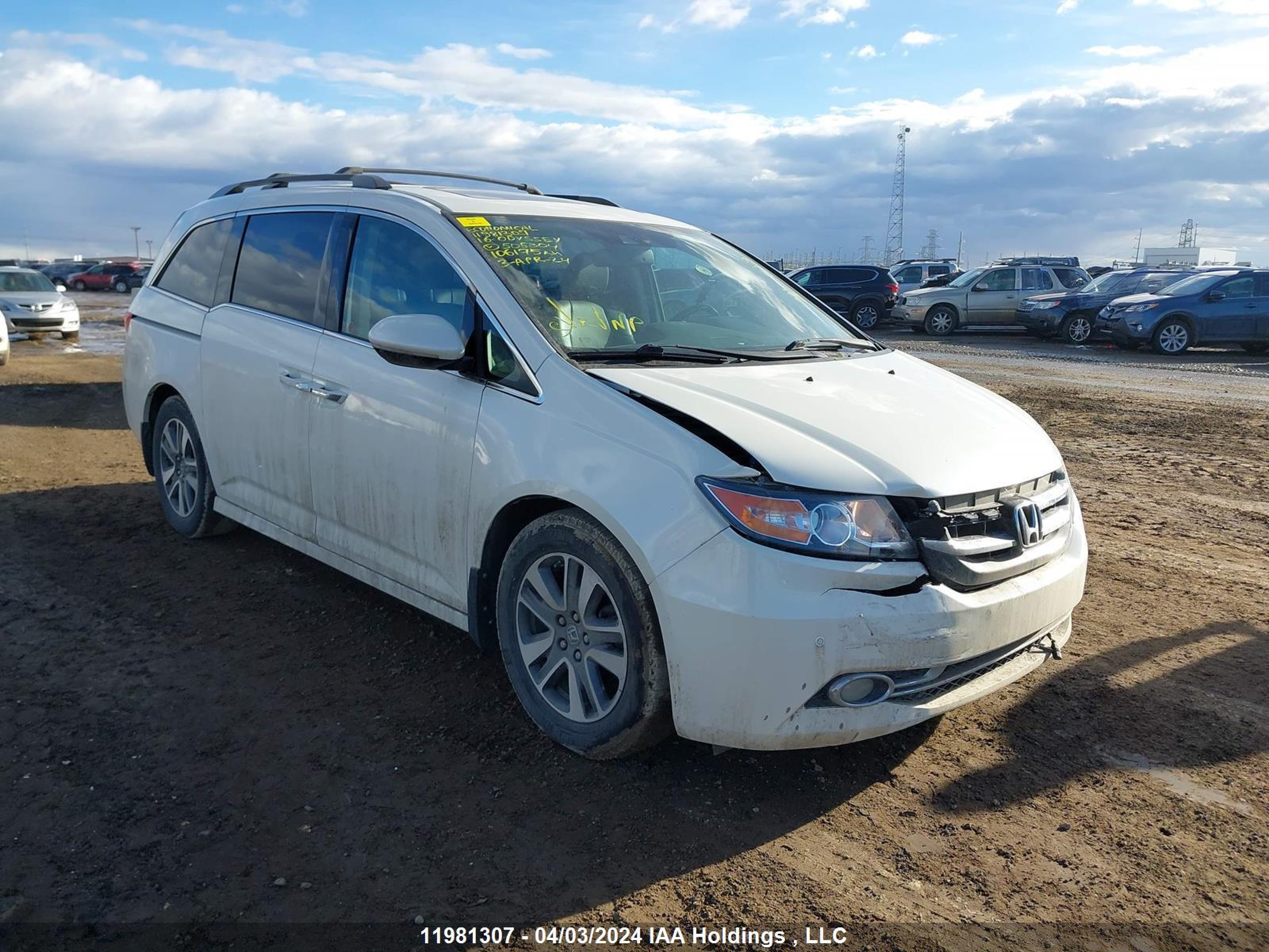 HONDA ODYSSEY 2016 5fnrl5h99gb505304