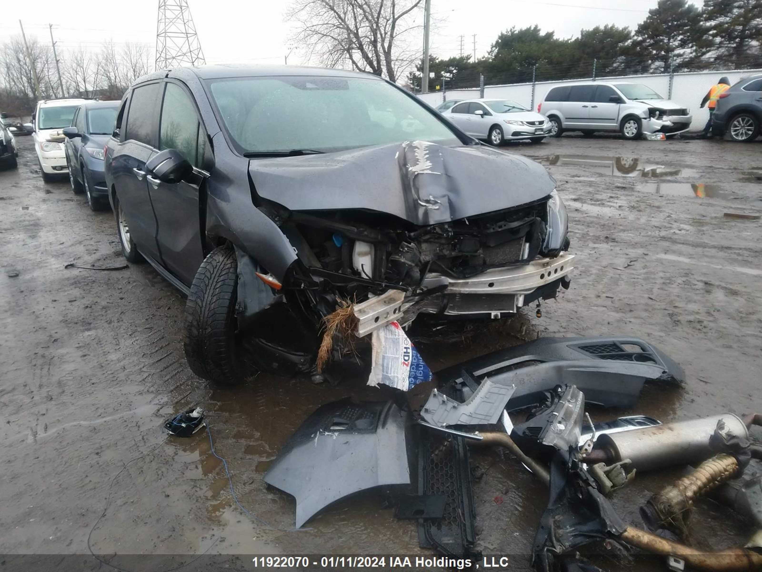 HONDA ODYSSEY 2018 5fnrl6h40jb504303