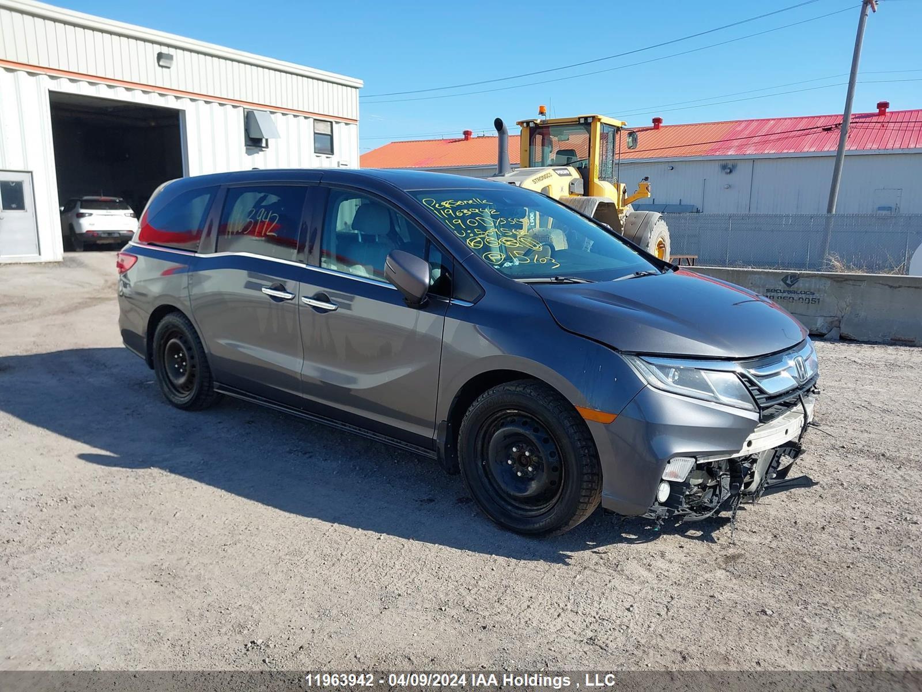 HONDA ODYSSEY 2019 5fnrl6h43kb509562