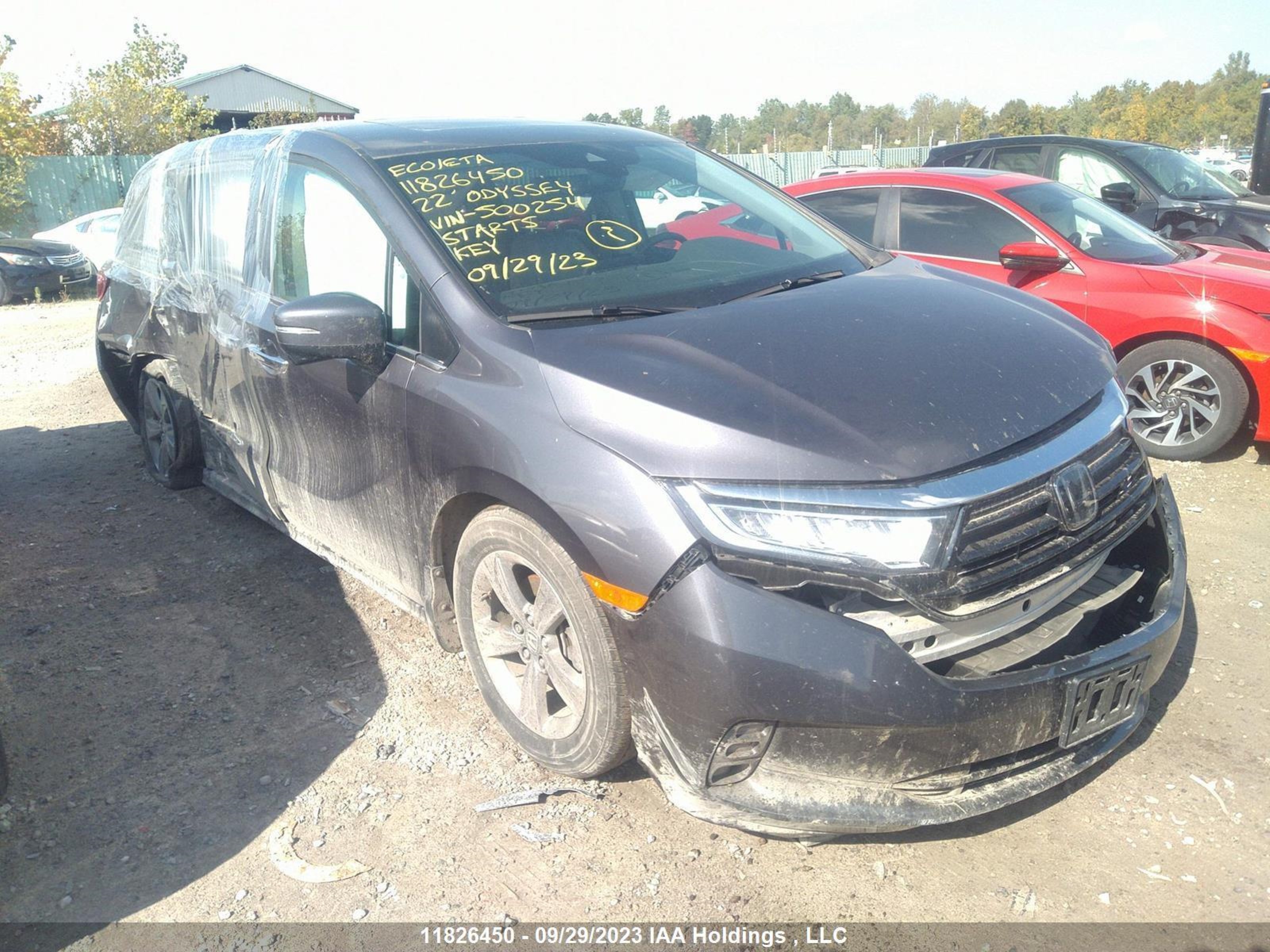 HONDA ODYSSEY 2022 5fnrl6h47nb500254