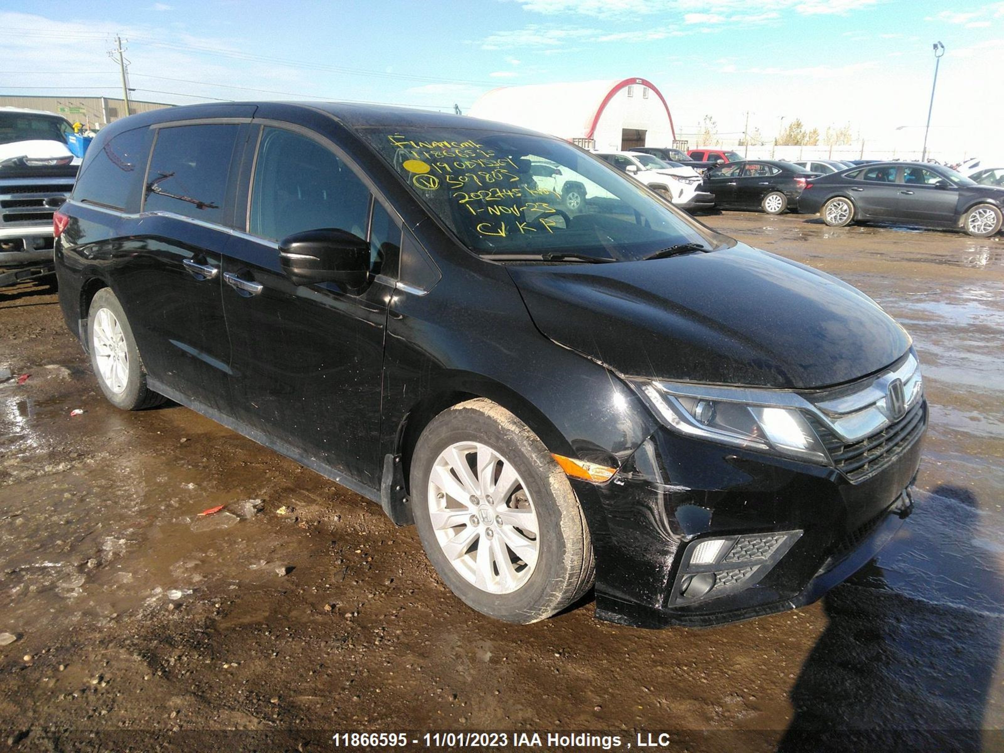 HONDA ODYSSEY 2019 5fnrl6h4xkb509803