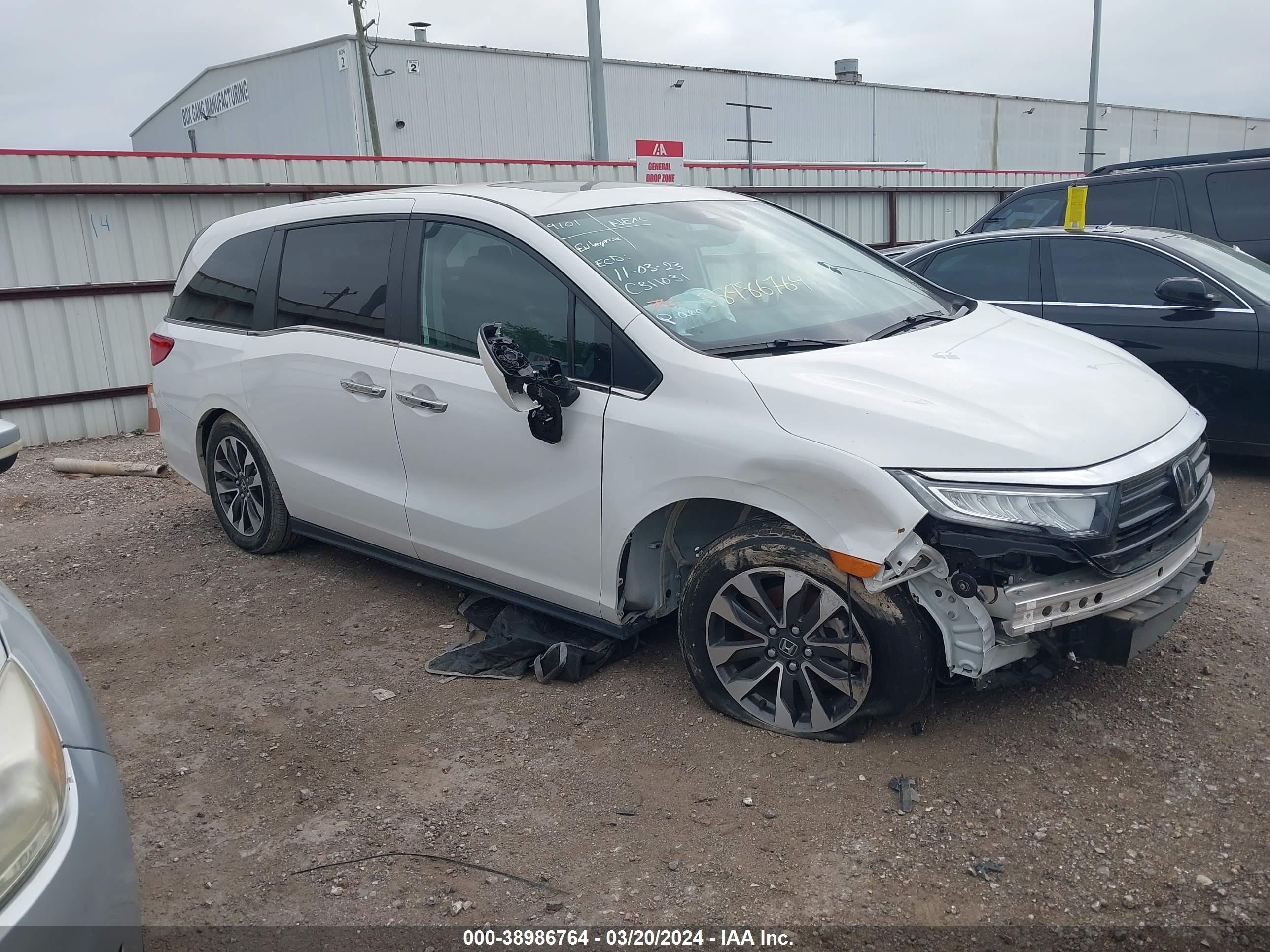 HONDA ODYSSEY 2023 5fnrl6h67pb040646