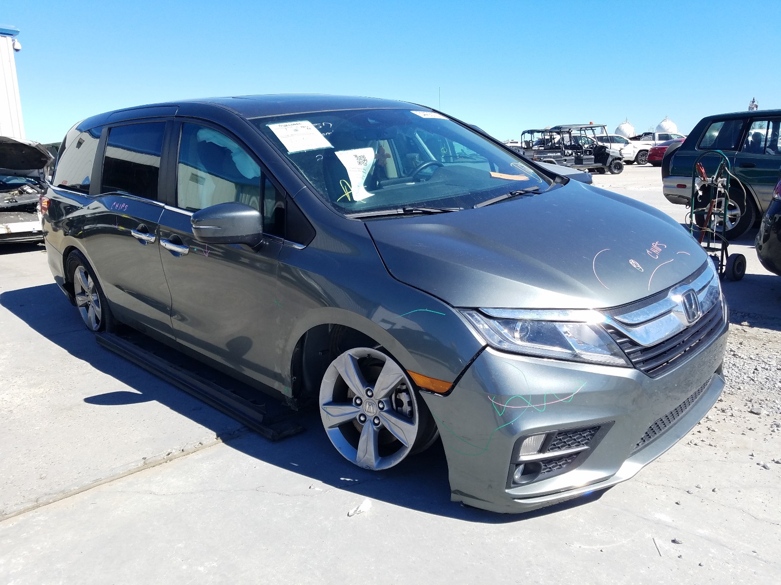 HONDA ODYSSEY EX 2018 5fnrl6h71jb018335