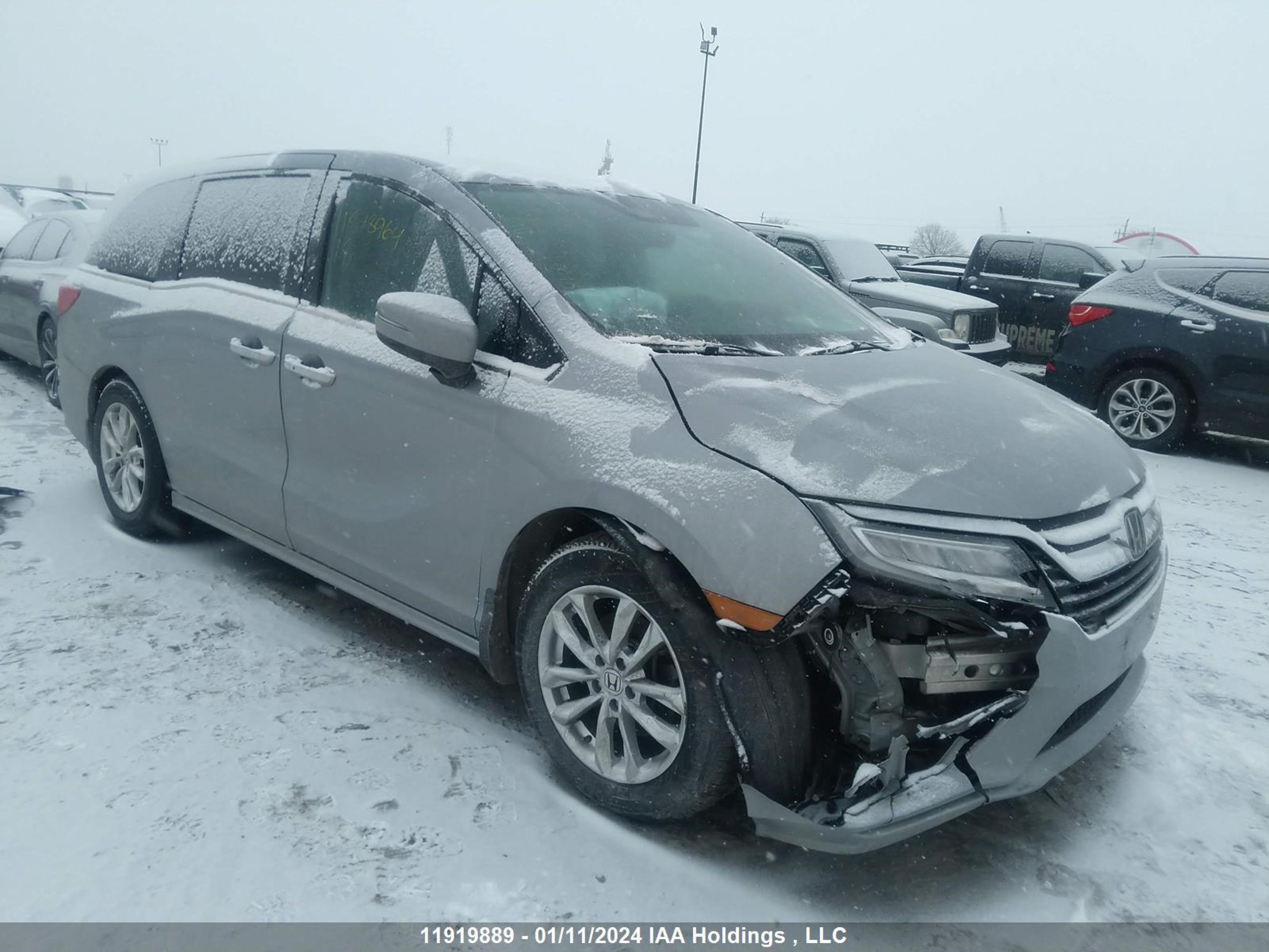 HONDA ODYSSEY 2018 5fnrl6h85jb503926