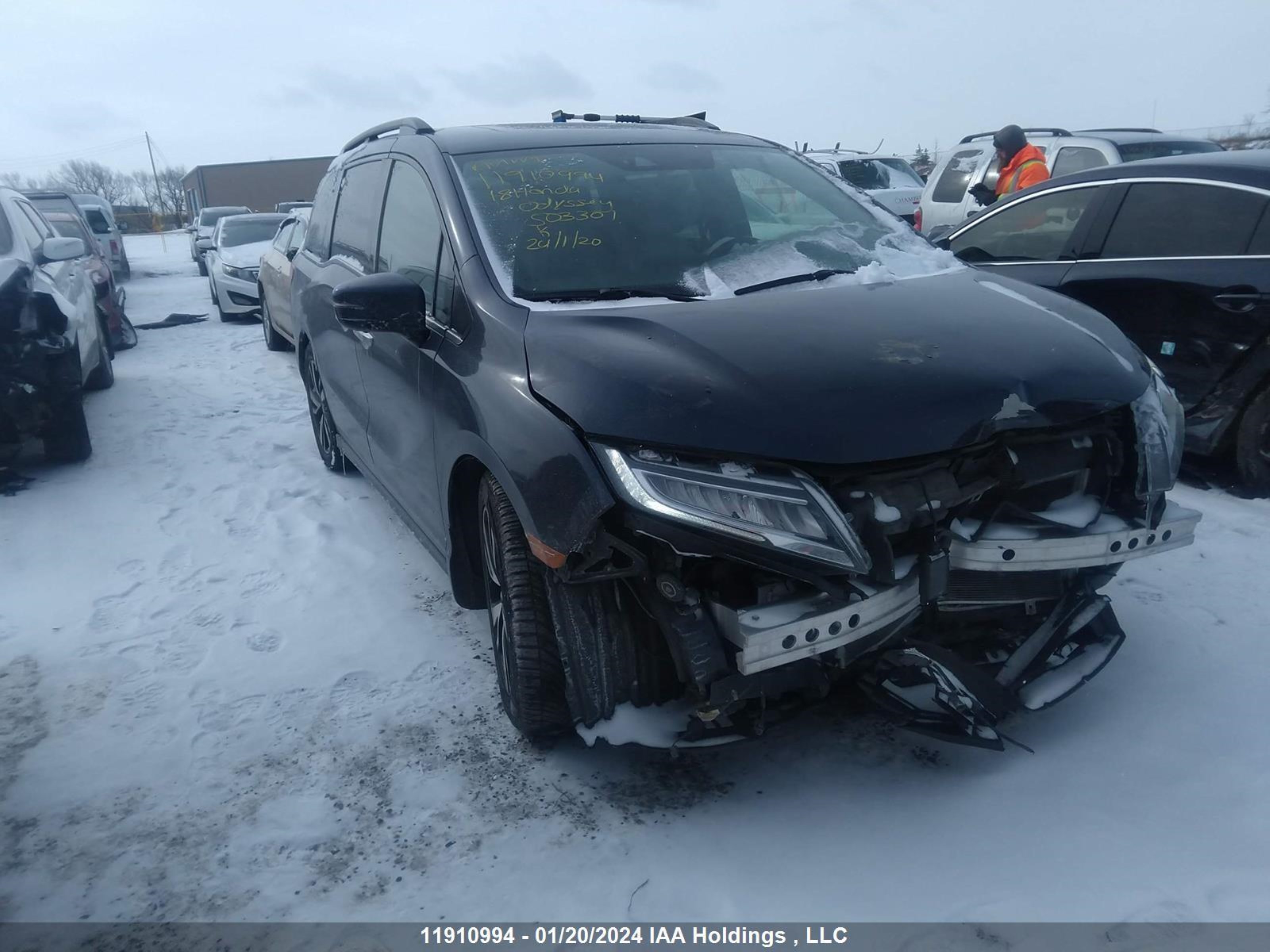 HONDA ODYSSEY 2018 5fnrl6h89jb503301