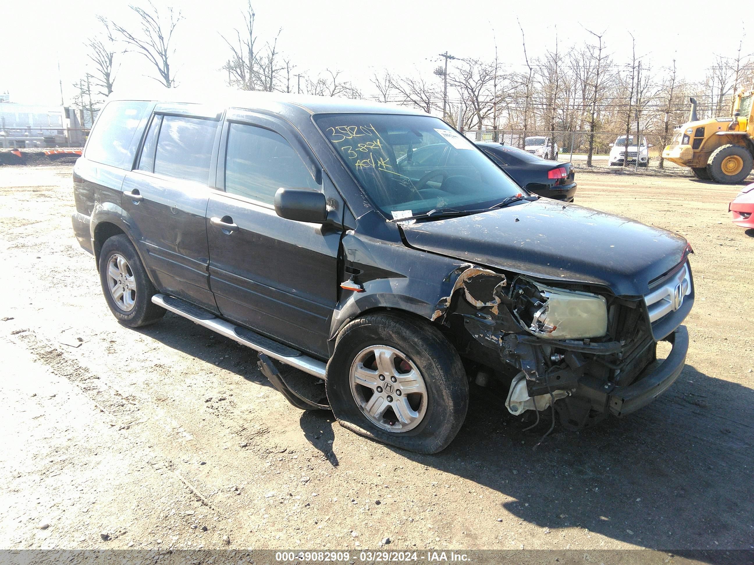 HONDA PILOT 2006 5fnyf18146b029371