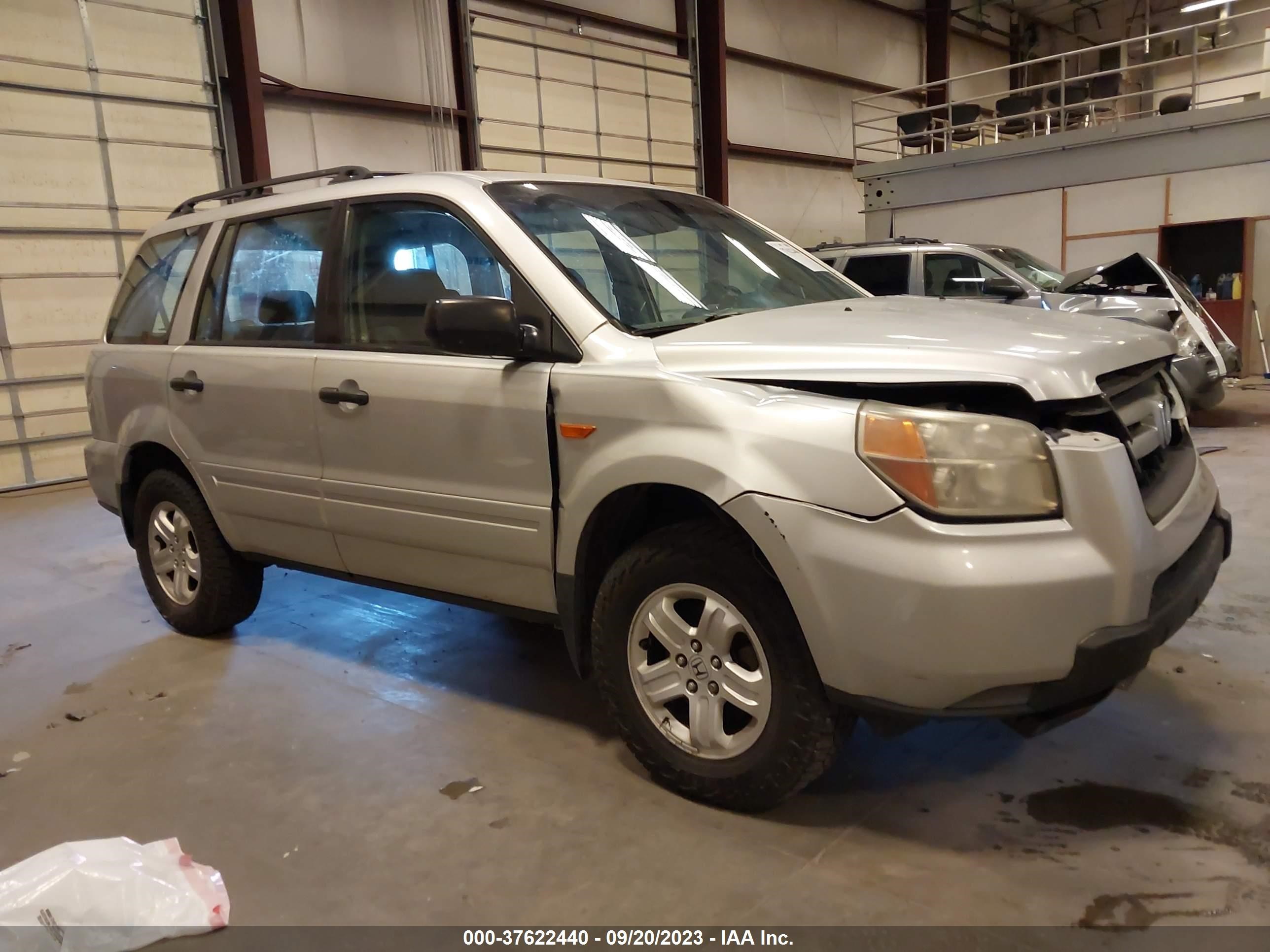 HONDA PILOT 2007 5fnyf18187b021467