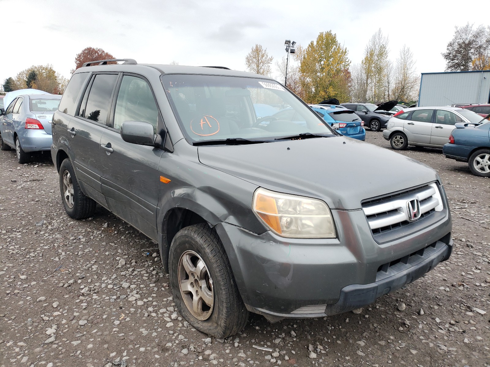 HONDA PILOT VP 2008 5fnyf18208b001112