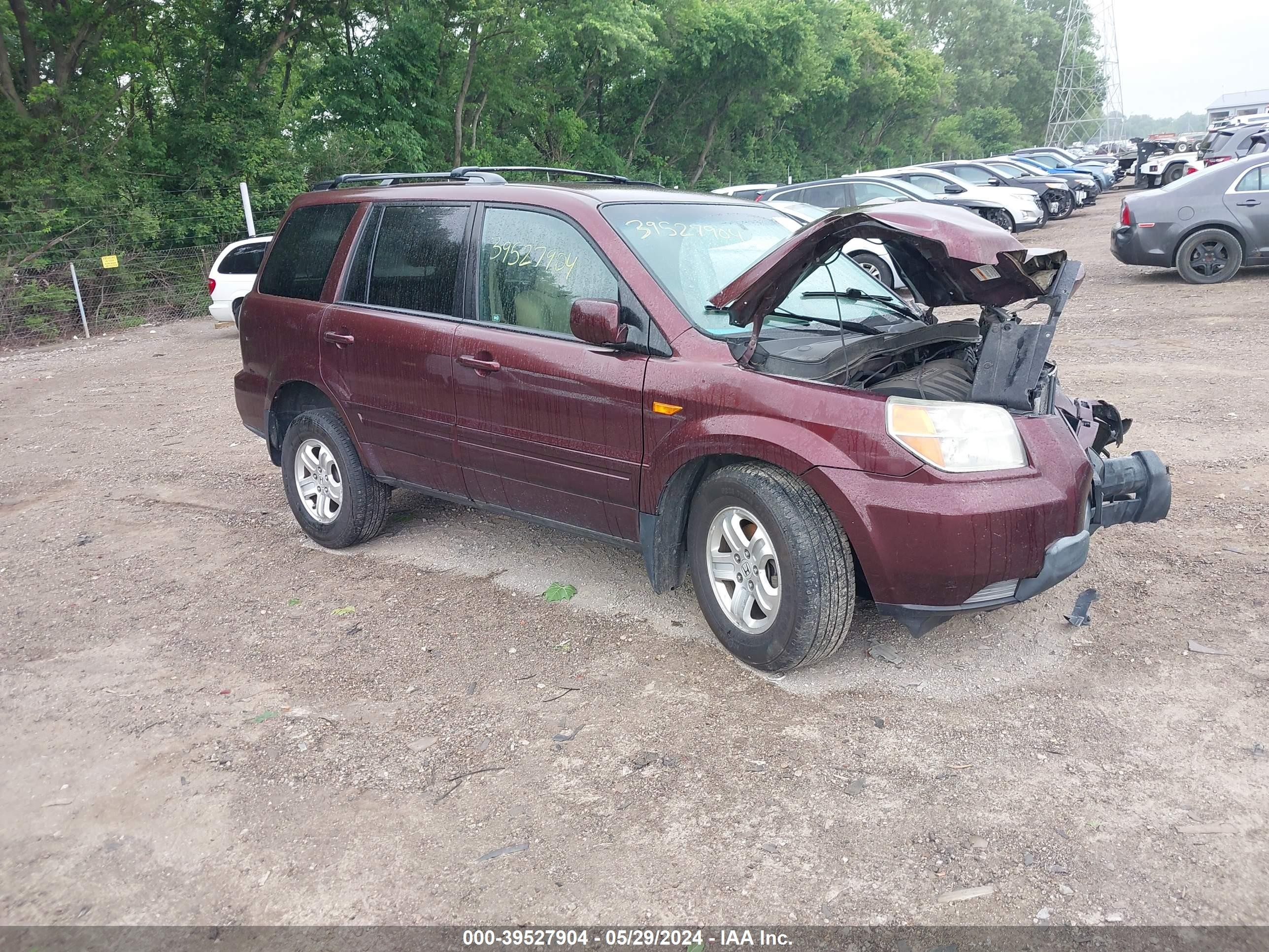 HONDA PILOT 2008 5fnyf18208b006004