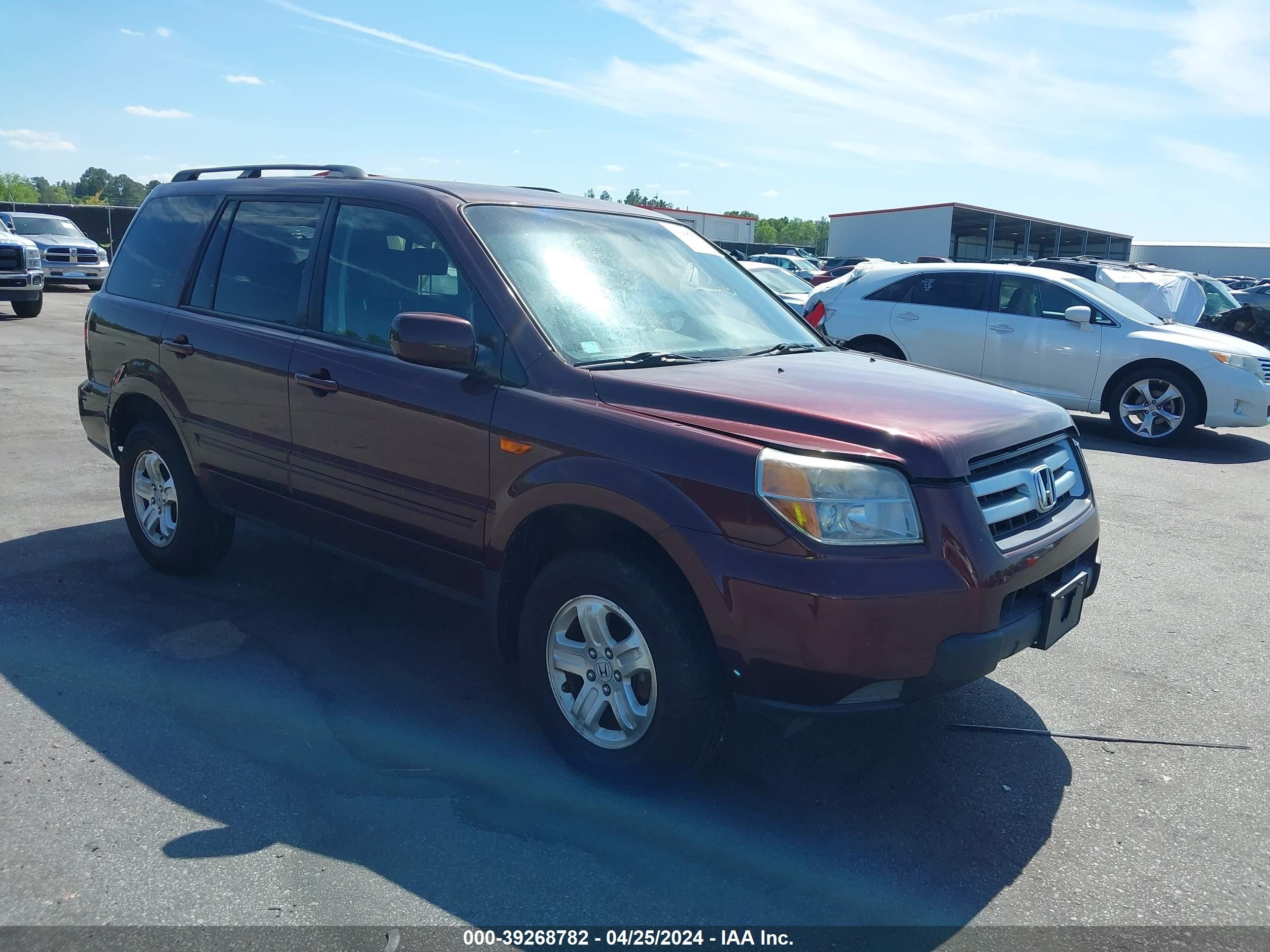 HONDA PILOT 2008 5fnyf18228b033401