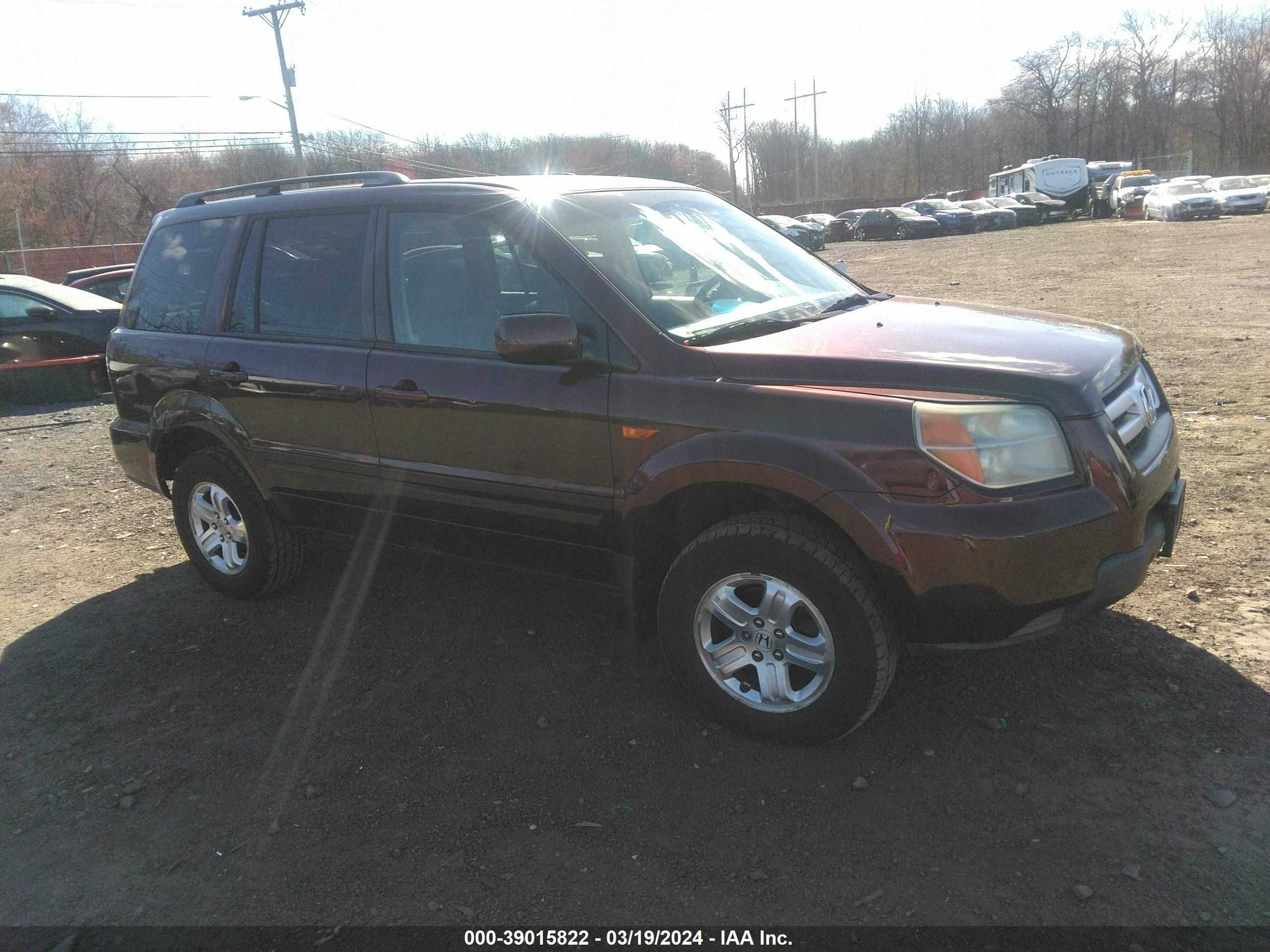 HONDA PILOT 2008 5fnyf18248b051995