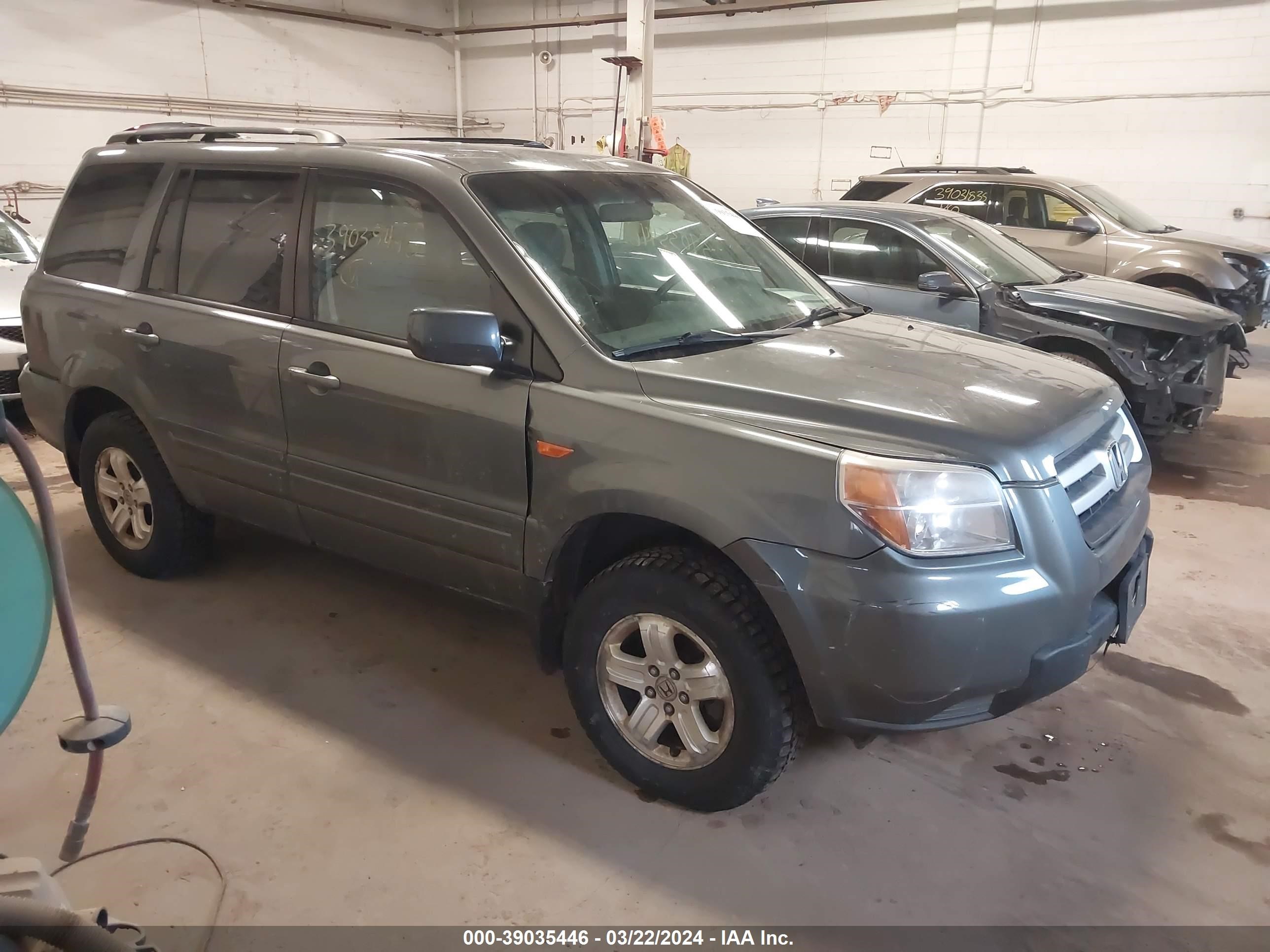 HONDA PILOT 2008 5fnyf18258b020075