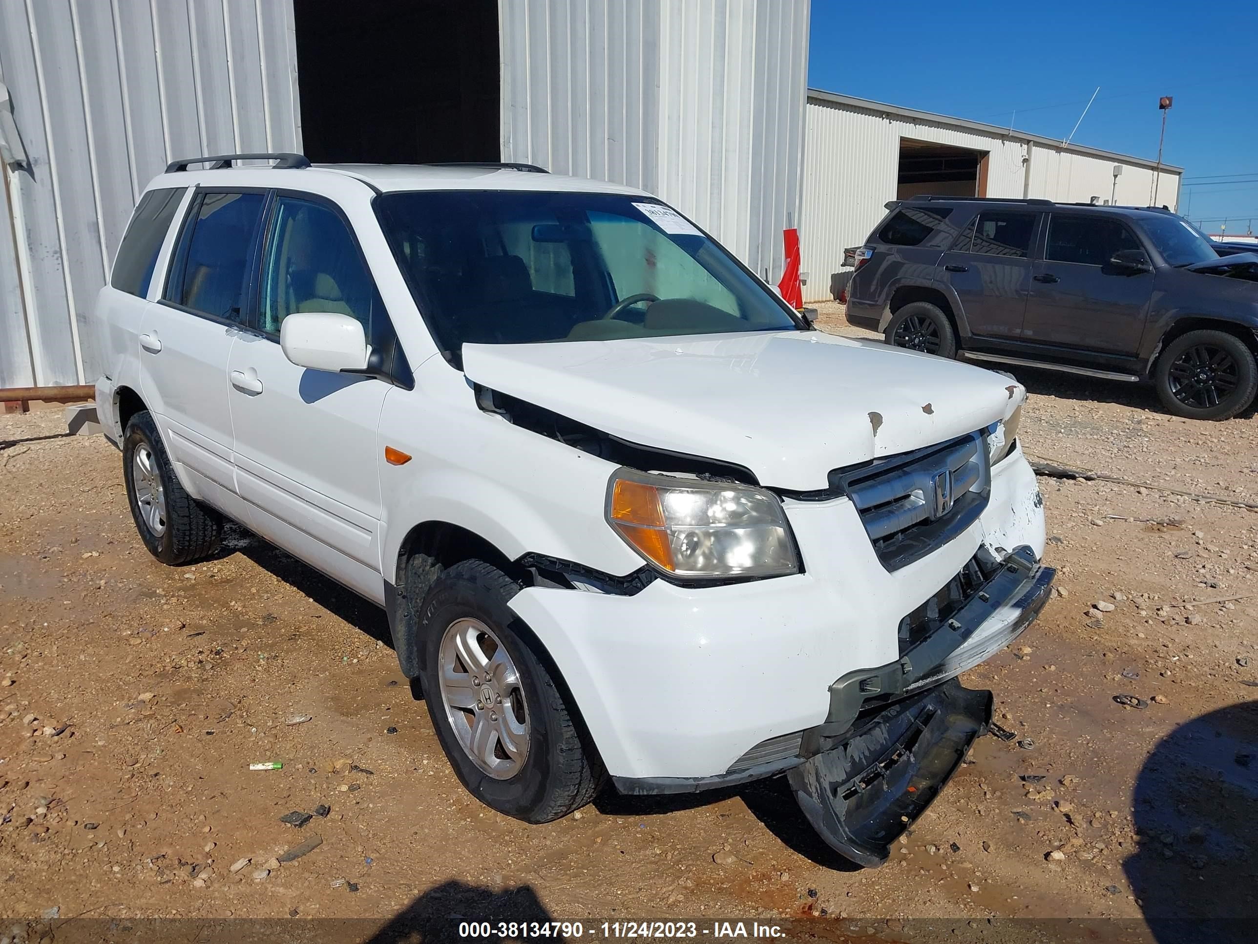 HONDA PILOT 2008 5fnyf18278b007103