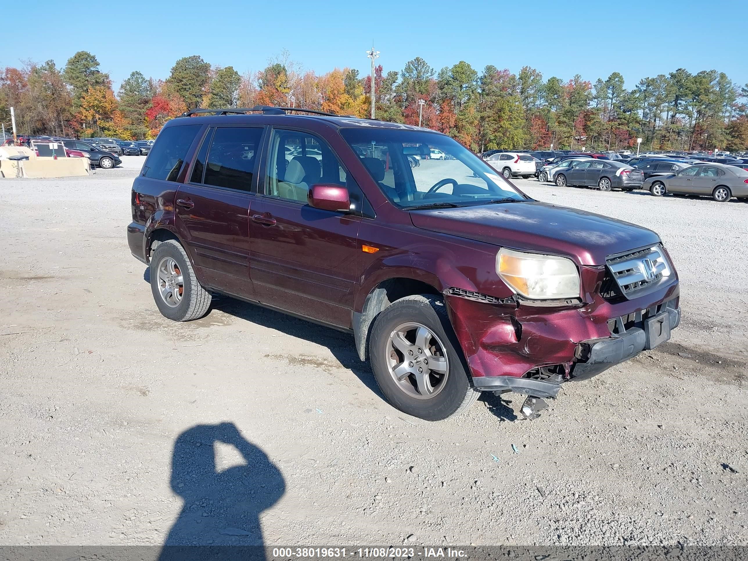 HONDA PILOT 2008 5fnyf18308b032675