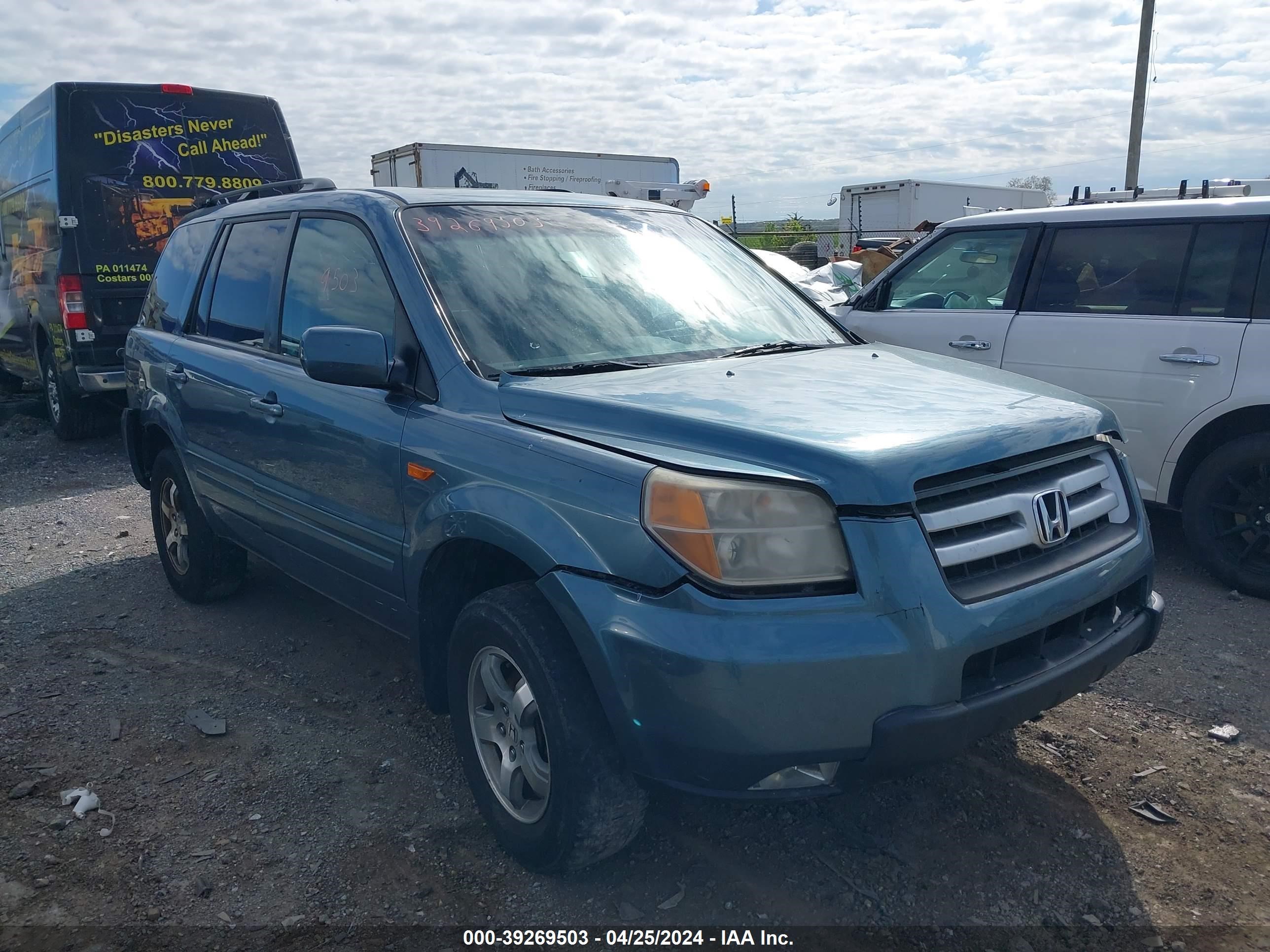 HONDA PILOT 2008 5fnyf18318b036587